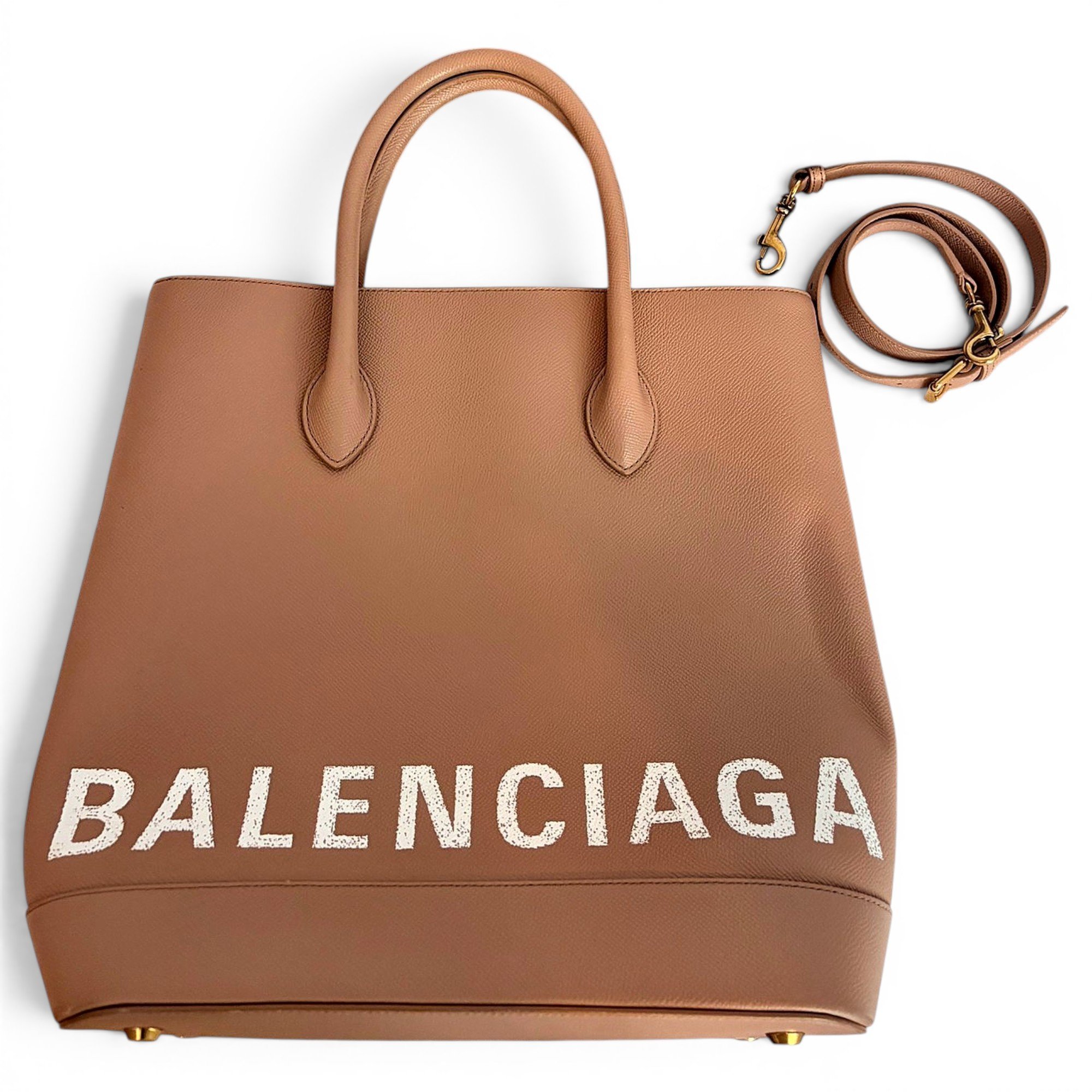 Leather tote