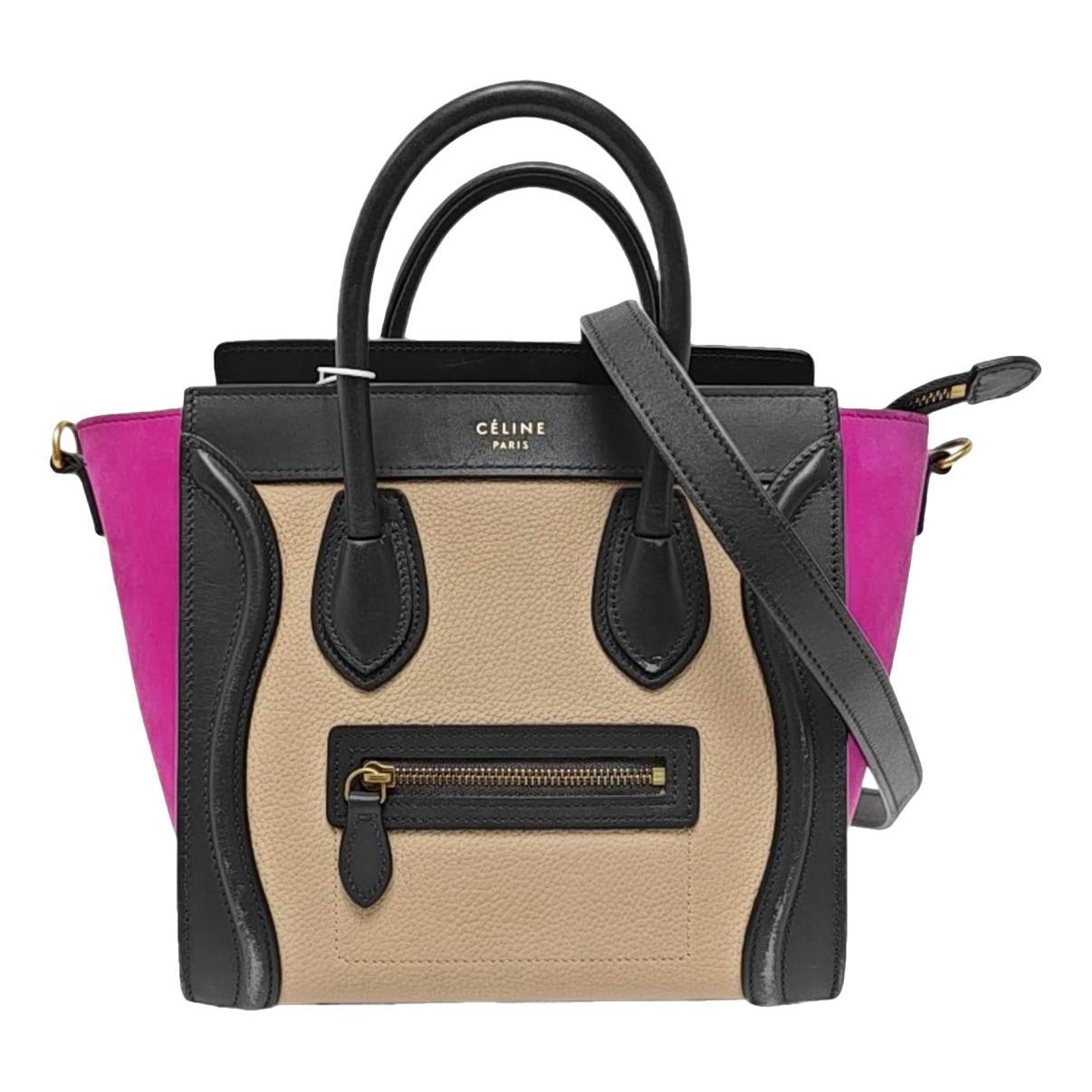 Nano Luggage leather handbag