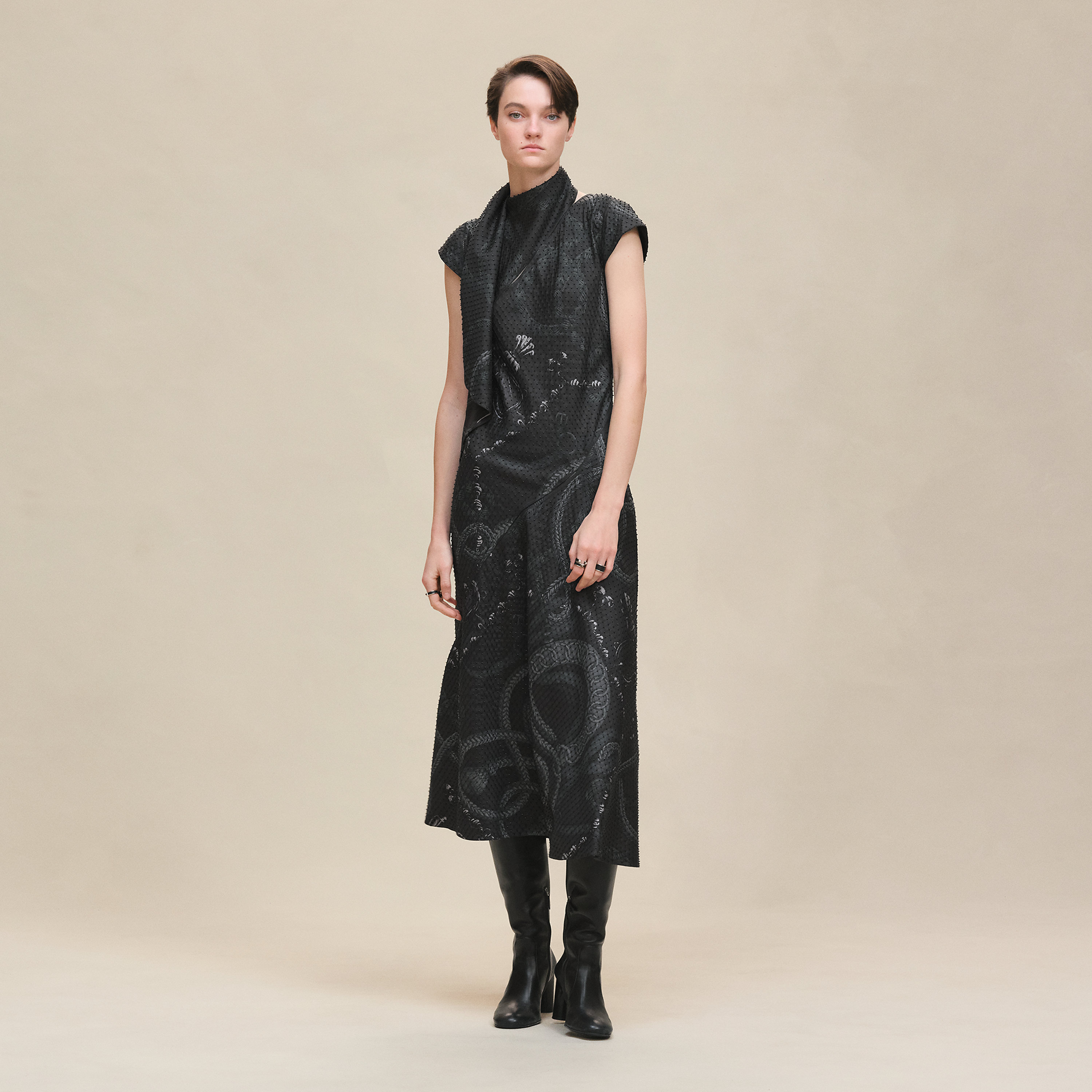 "Palefroi Remix" embroidered dress