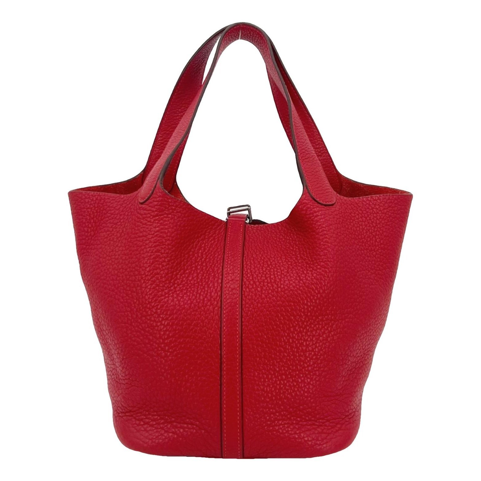 Hermes Picotin 22 Handbag Rouge Casaque
