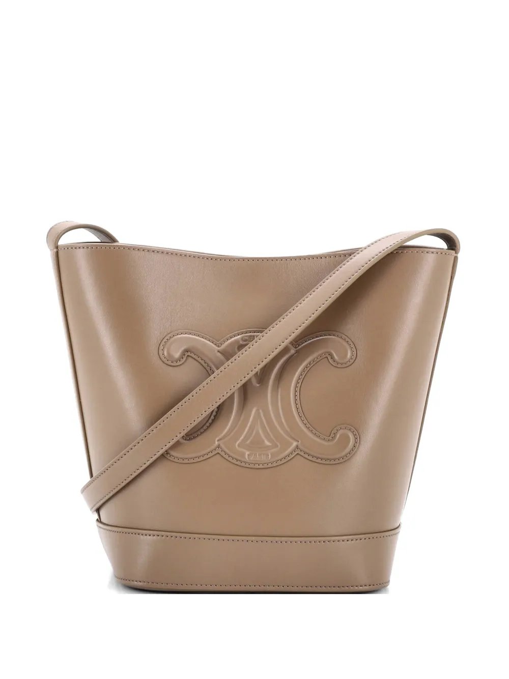 Cuir Triomphe Leather Small bucket bag