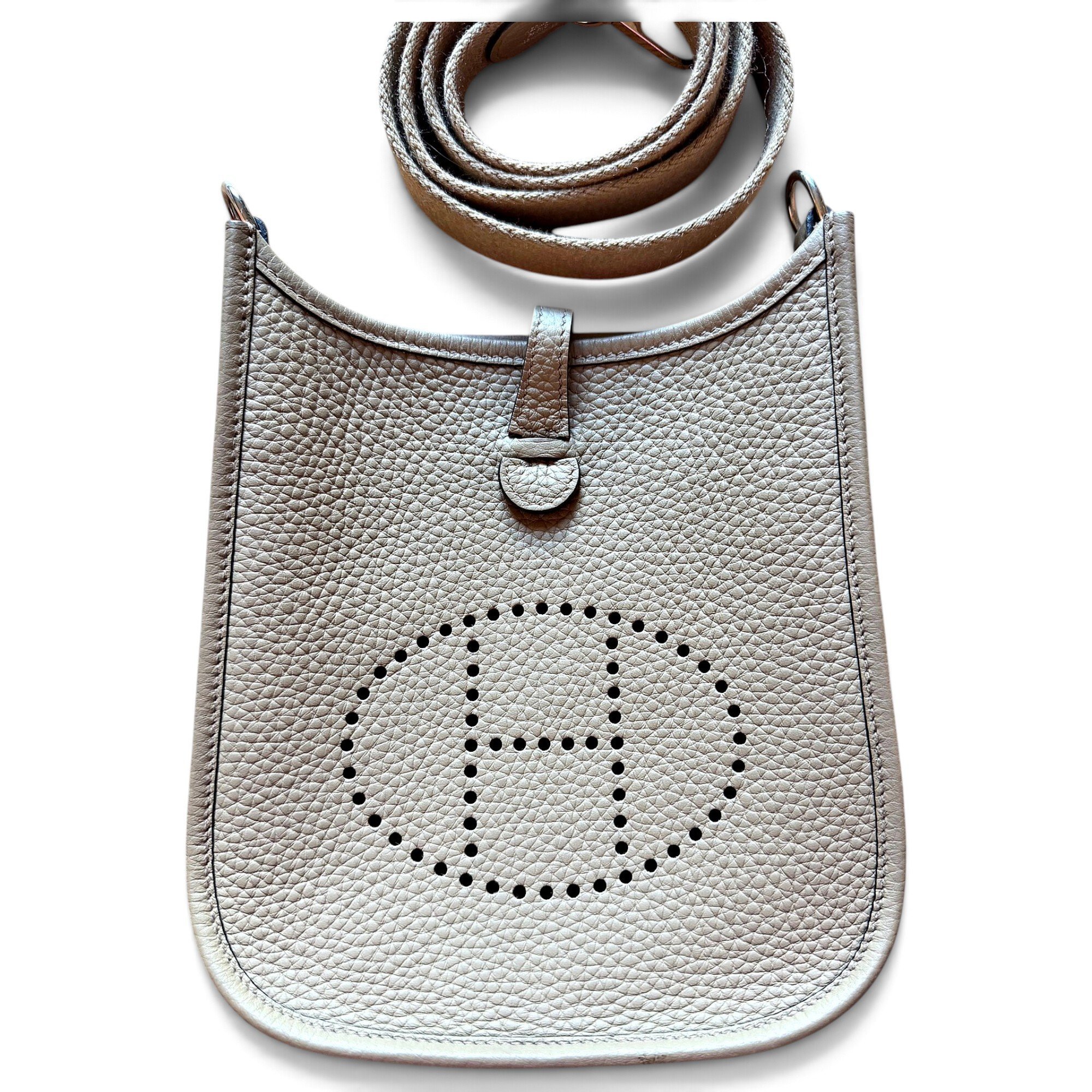 Mini Evelyne leather crossbody bag