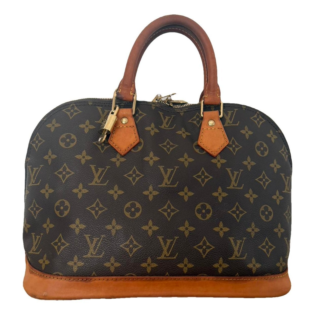 Alma leather handbag