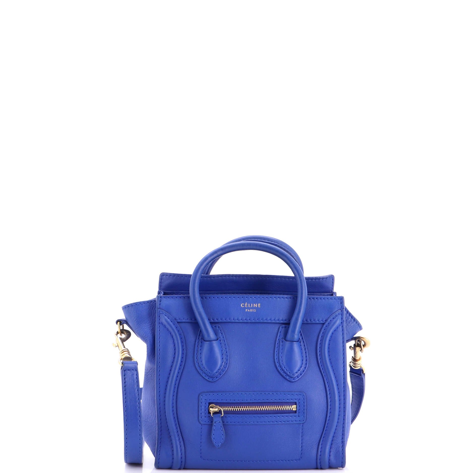 Luggage Bag Smooth Leather Nano