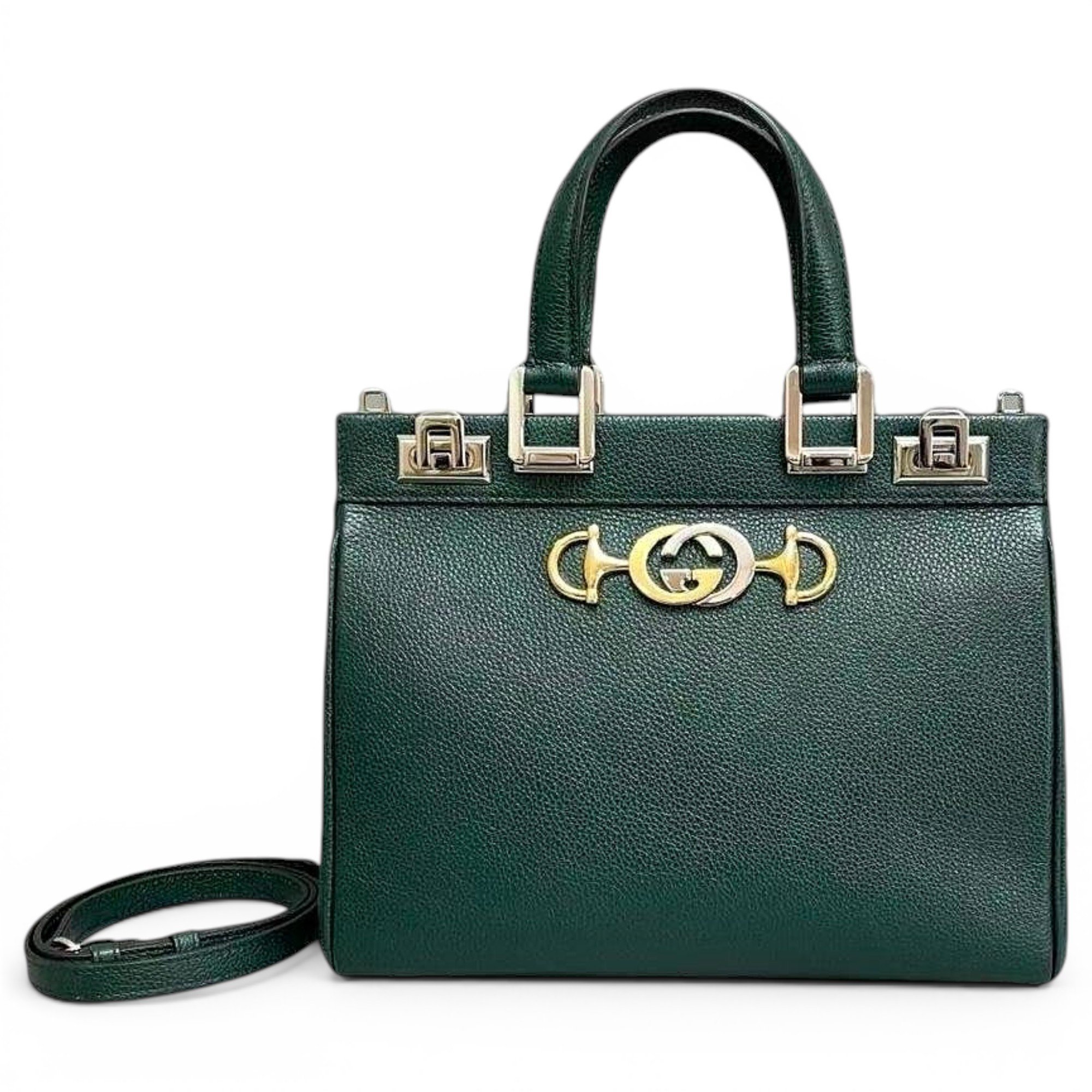 Zumi leather handbag
