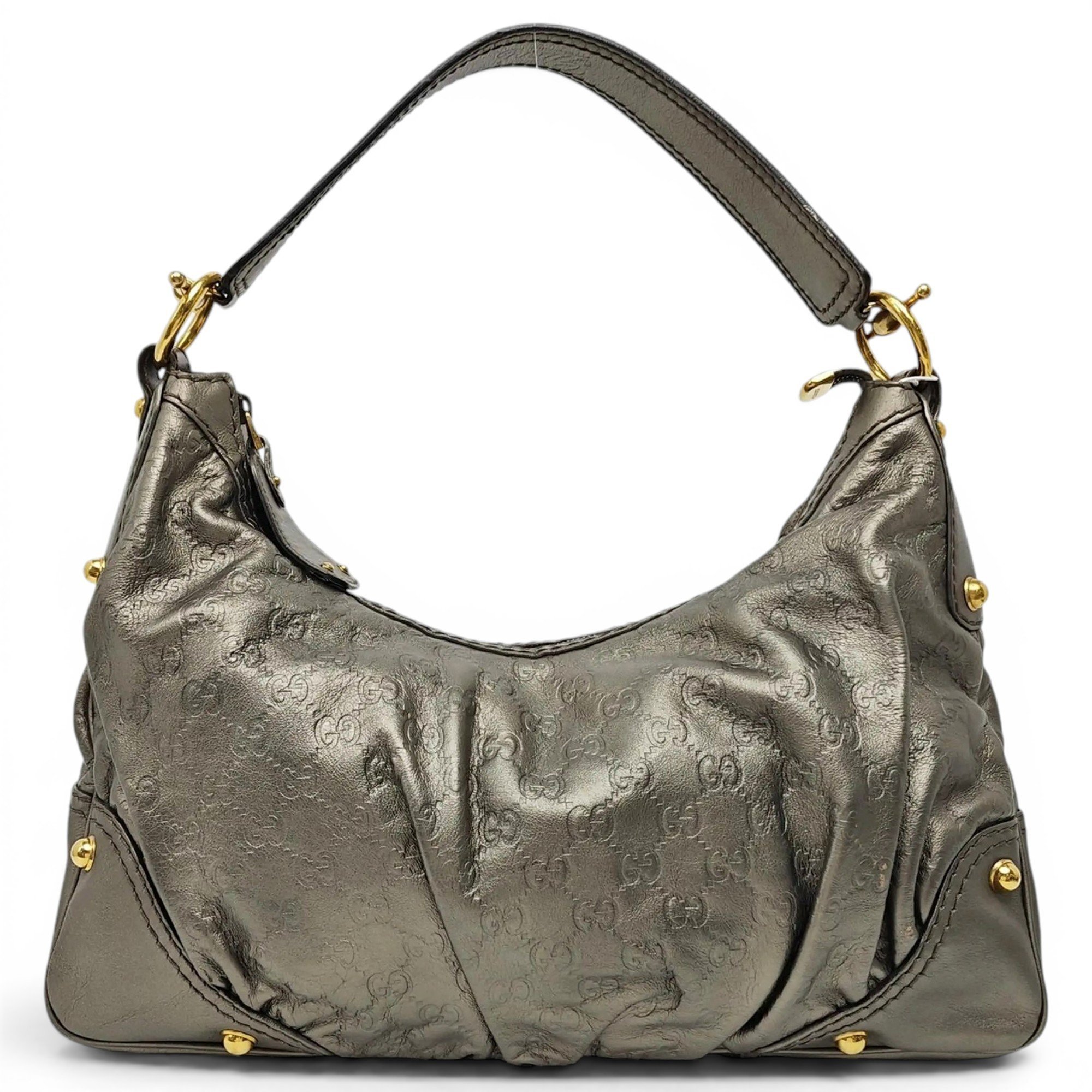 Hobo leather handbag