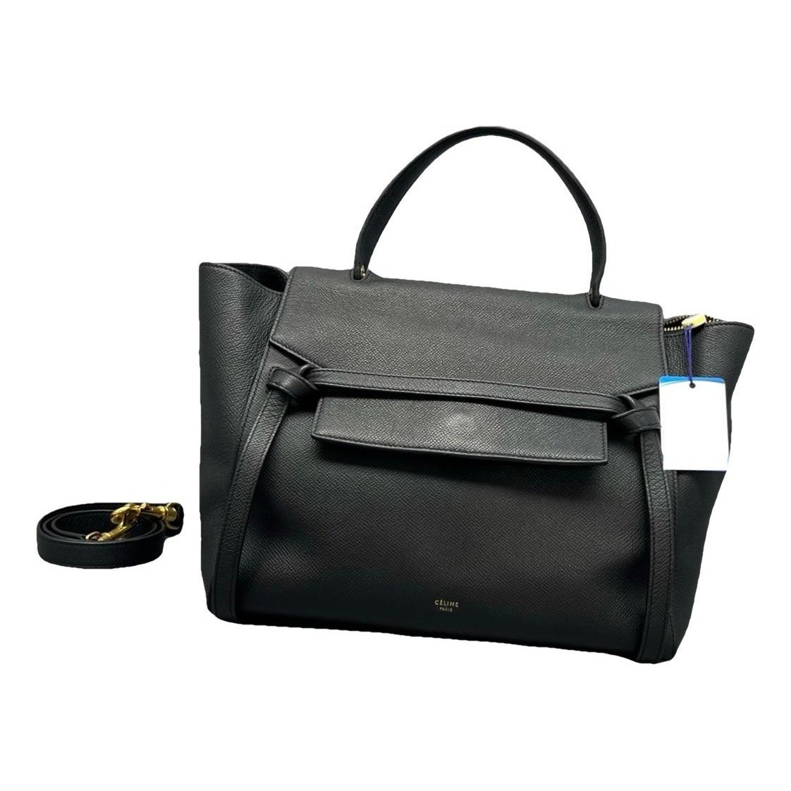 Belt leather handbag