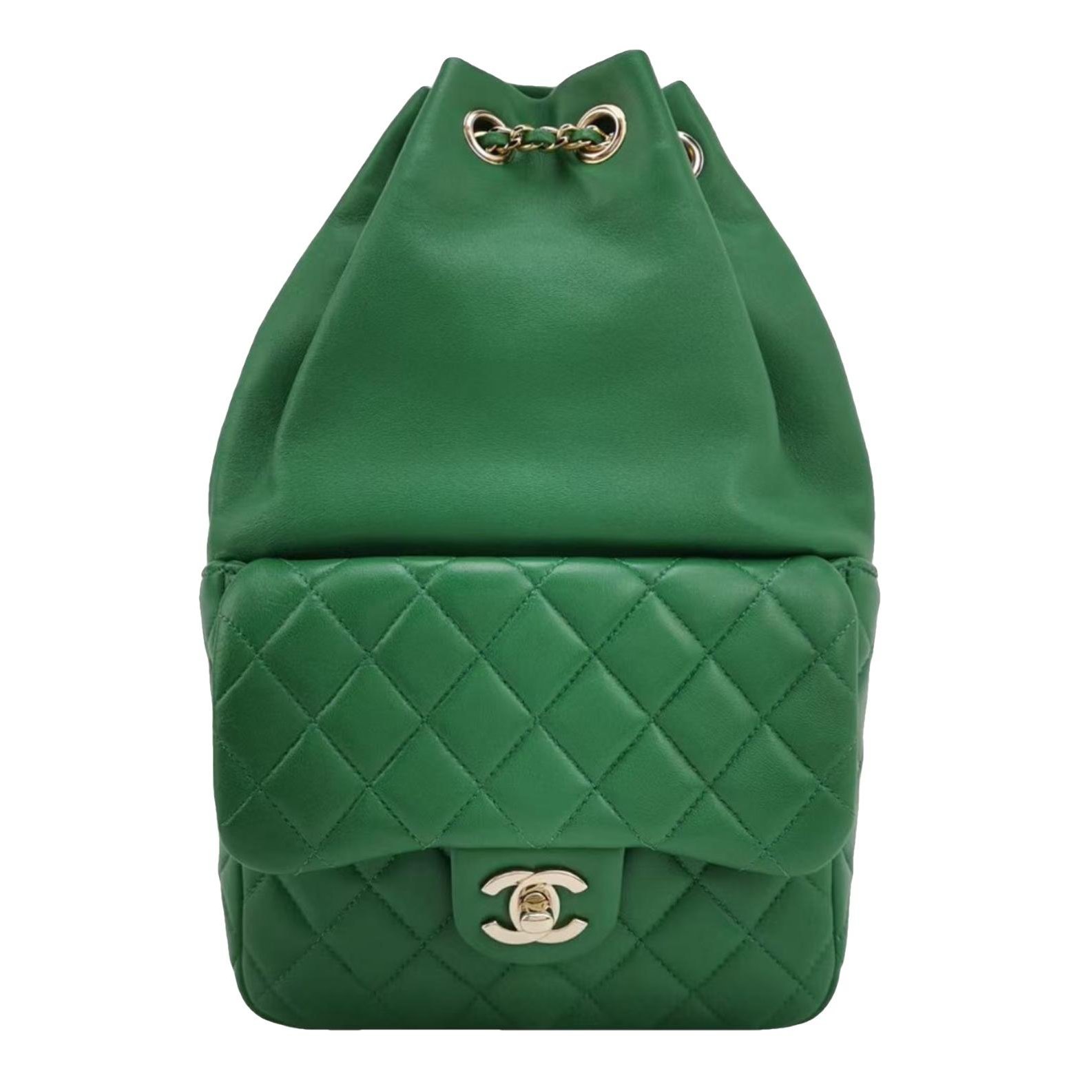 Leather backpack