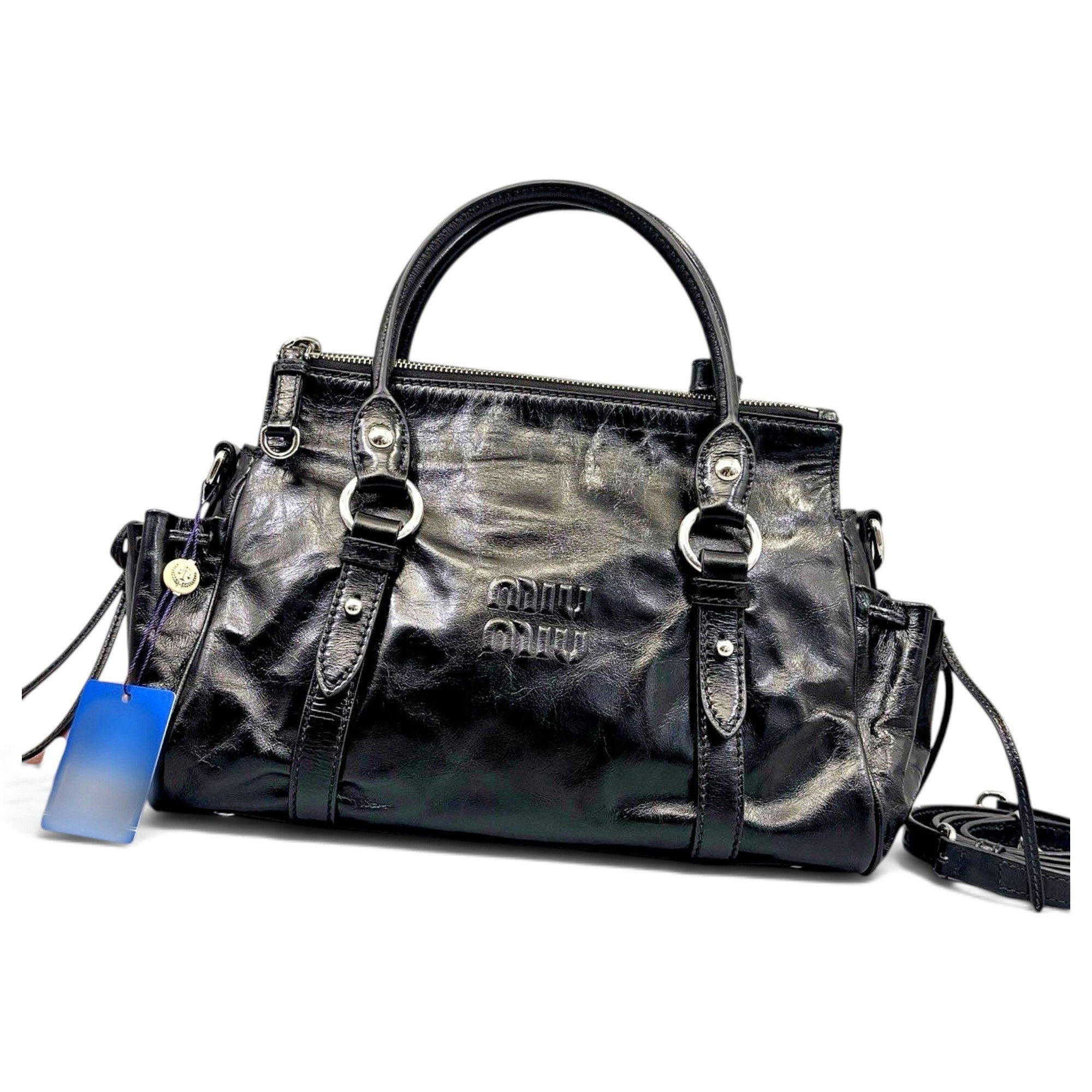 Leather handbag