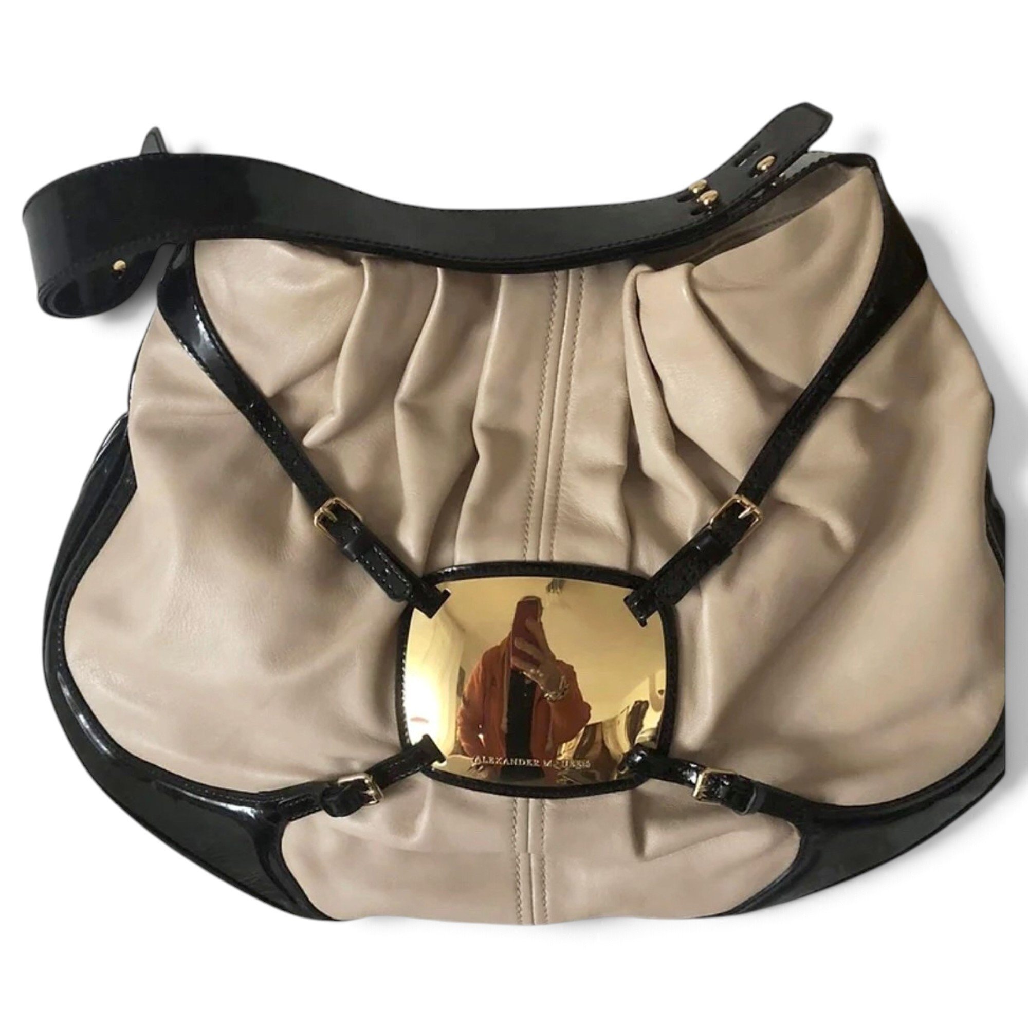 Leather tote