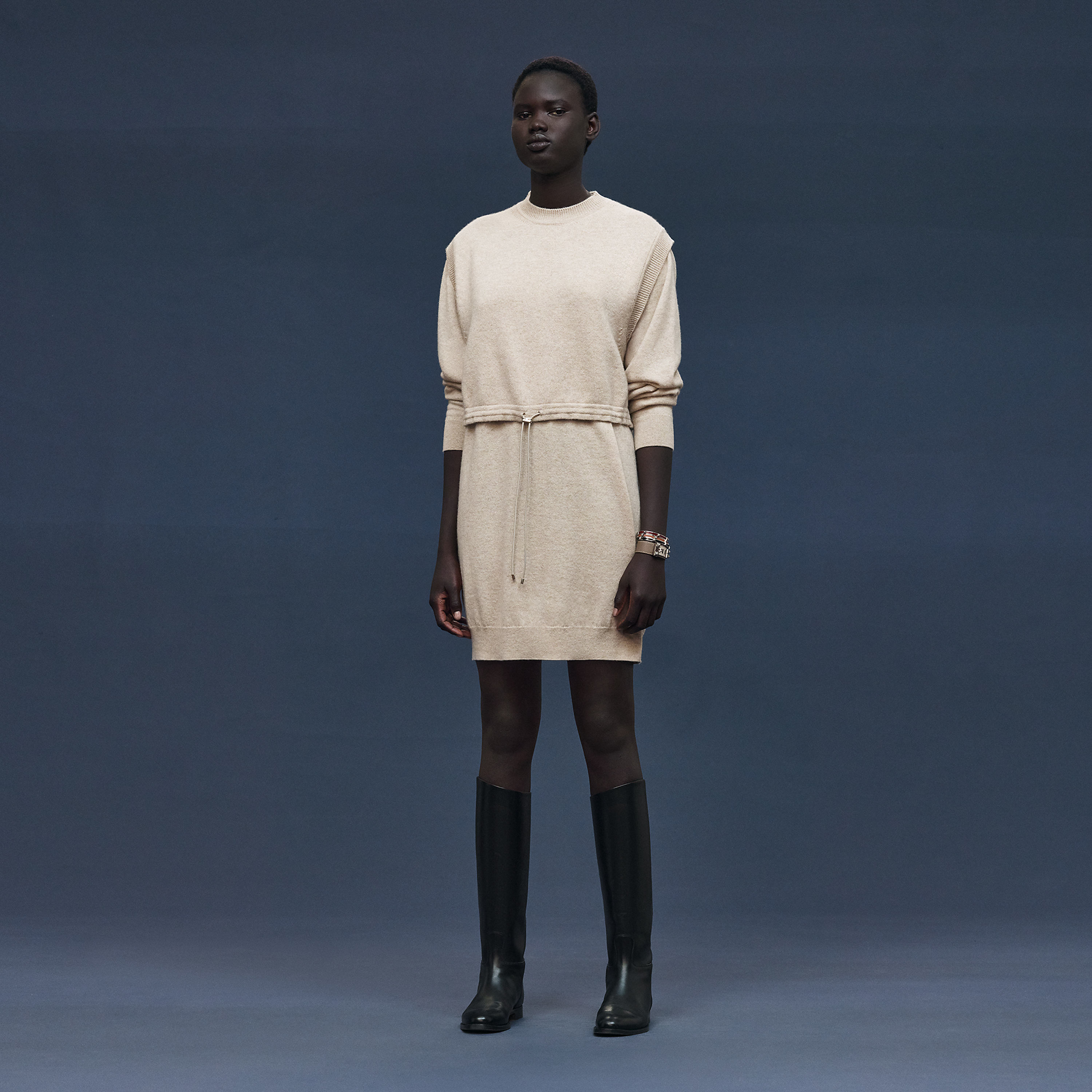 Robe mi-longue