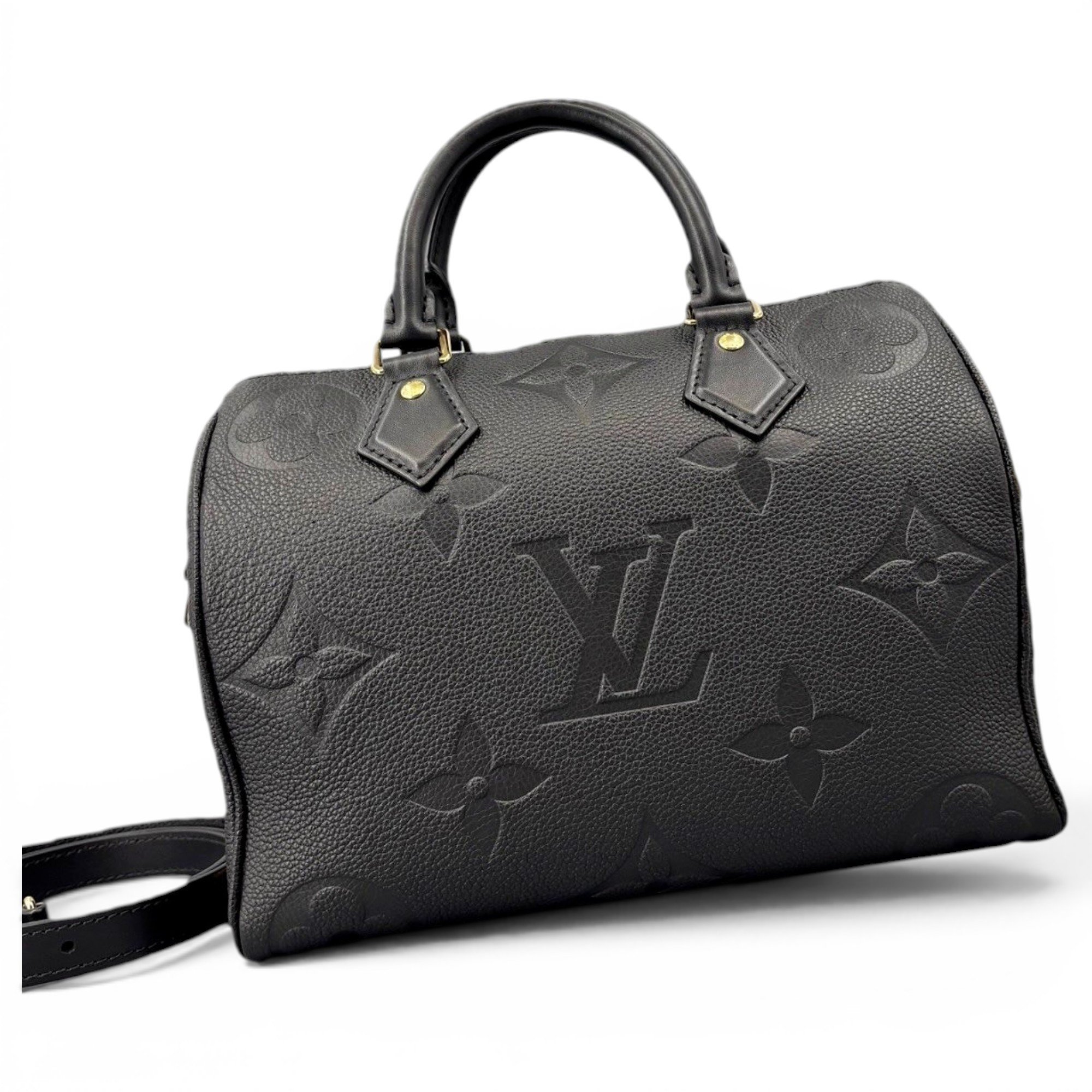 Speedy leather handbag