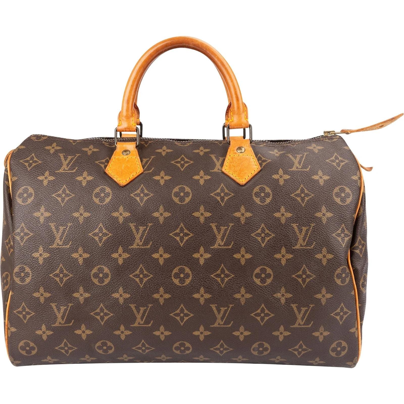Speedy leather handbag