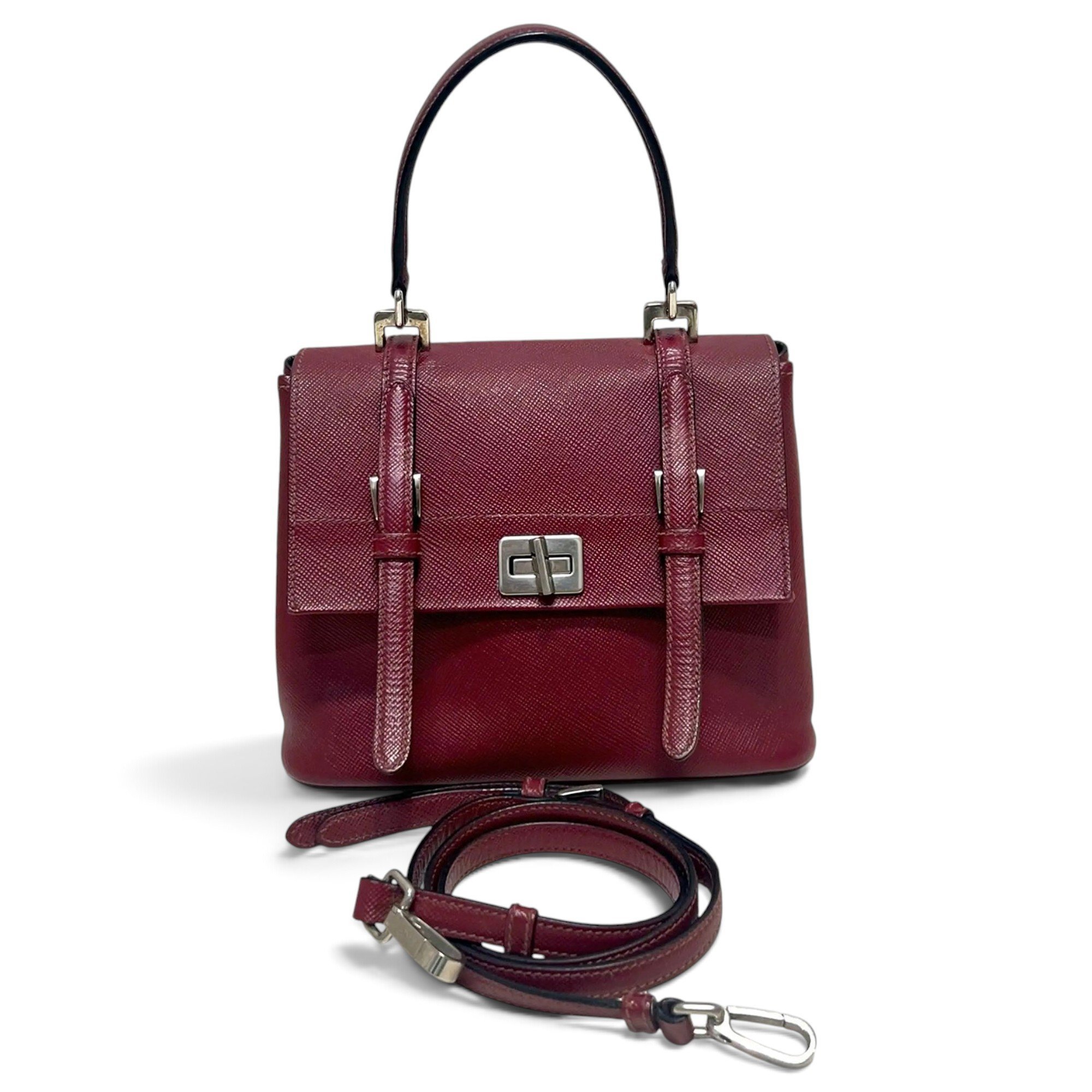 Leather handbag