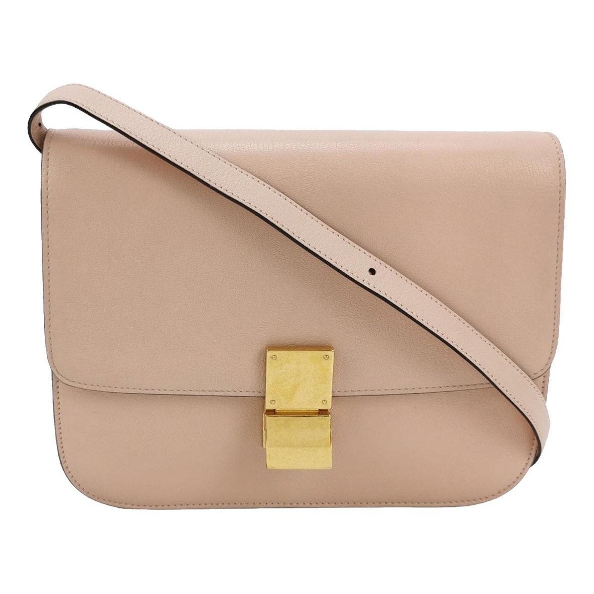 Classic leather crossbody bag