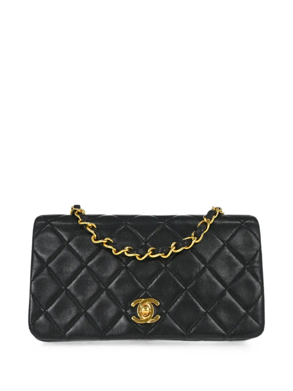 1990 quilted shoulder bag