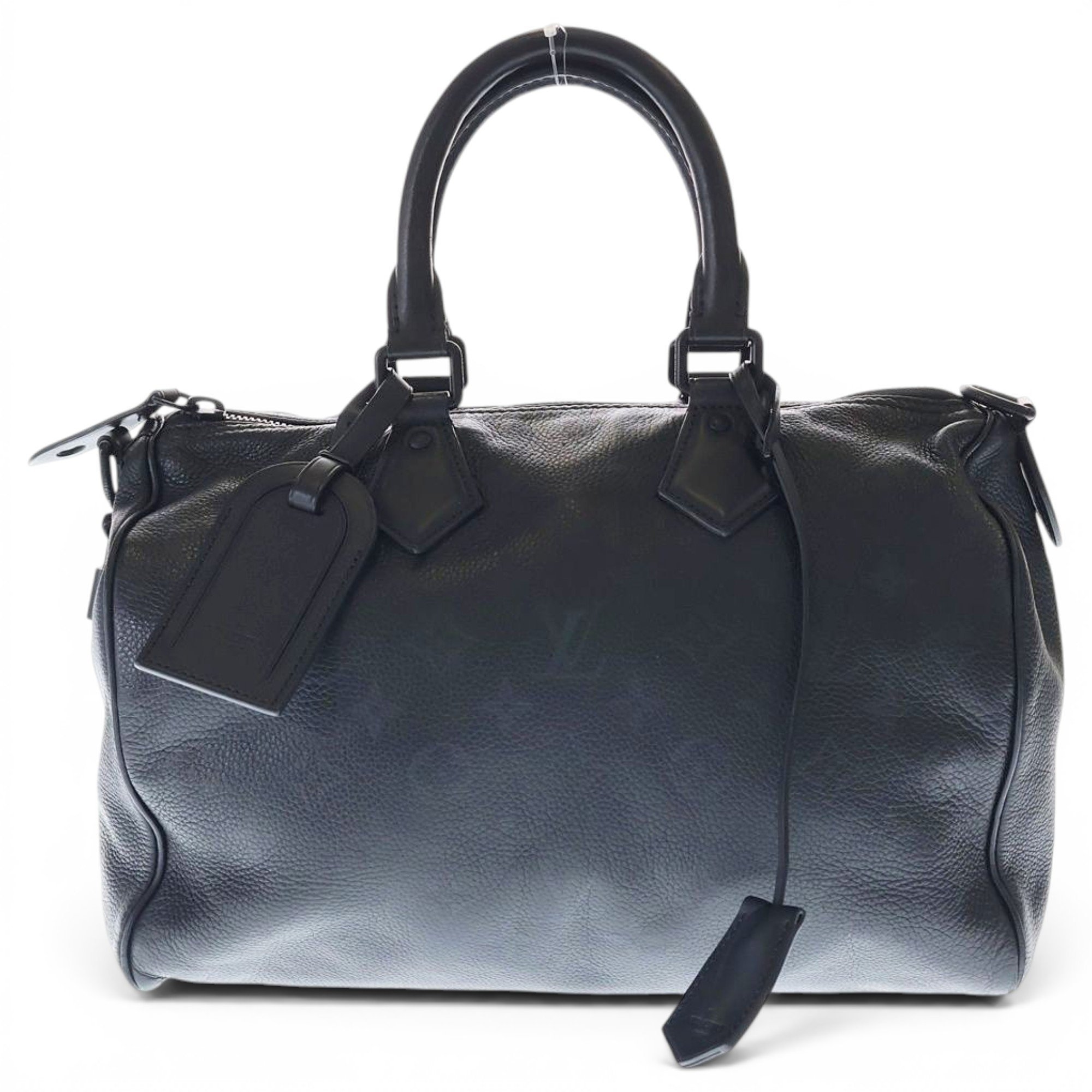 Leather travel bag