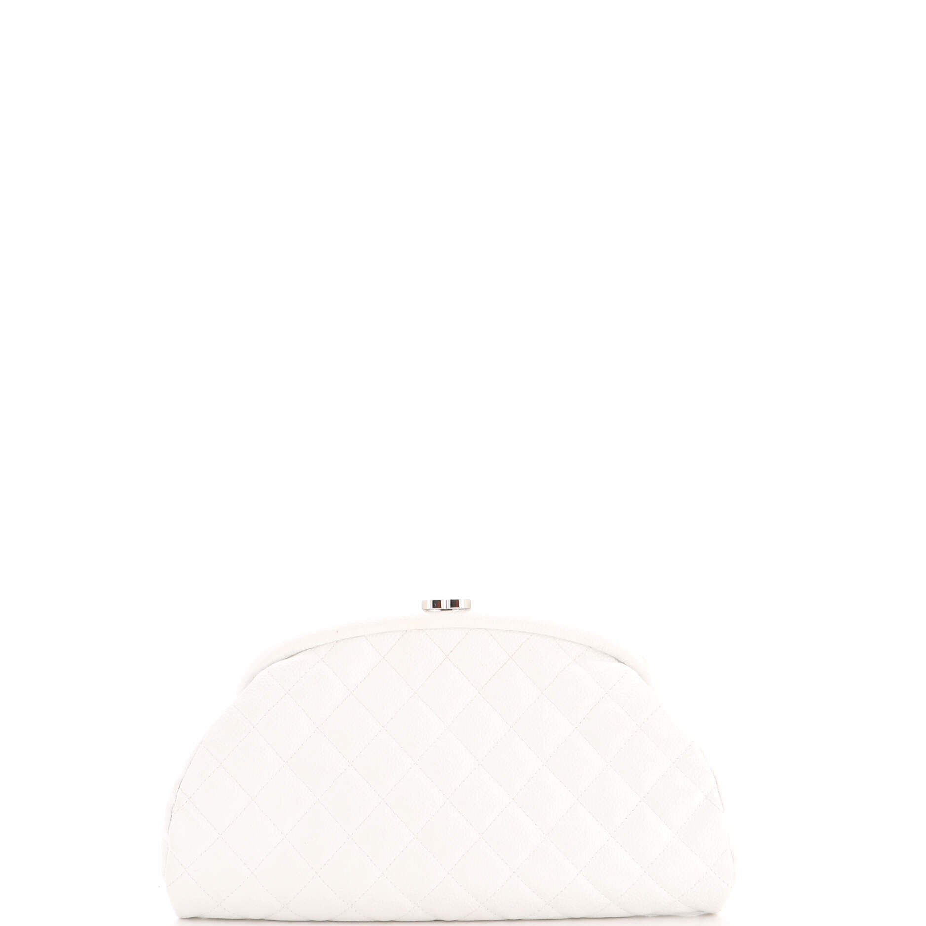 Timeless Clutch Quilted Caviar