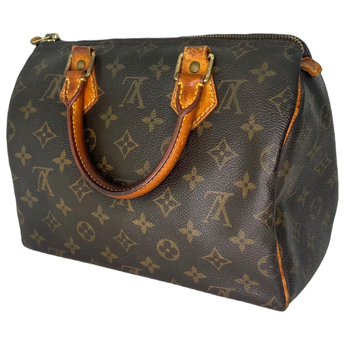 Speedy leather handbag