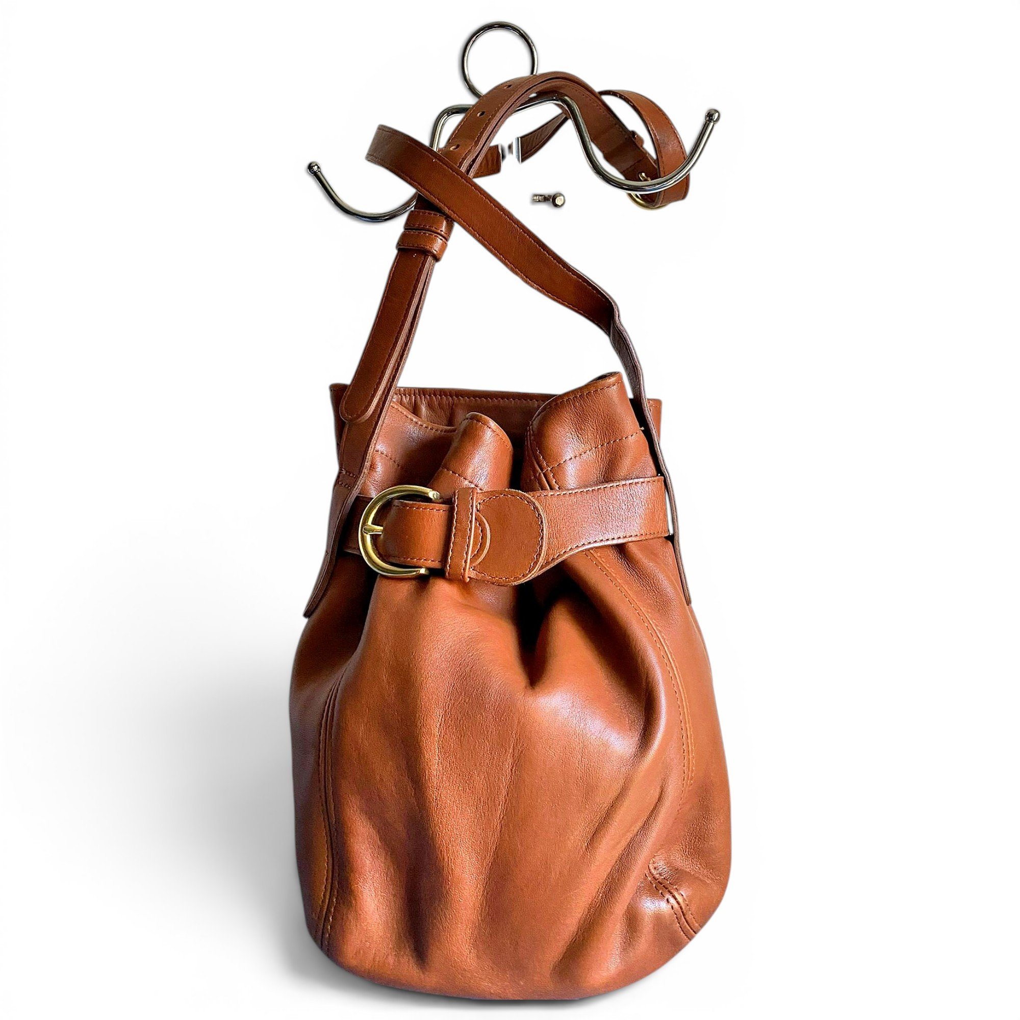 Leather crossbody bag