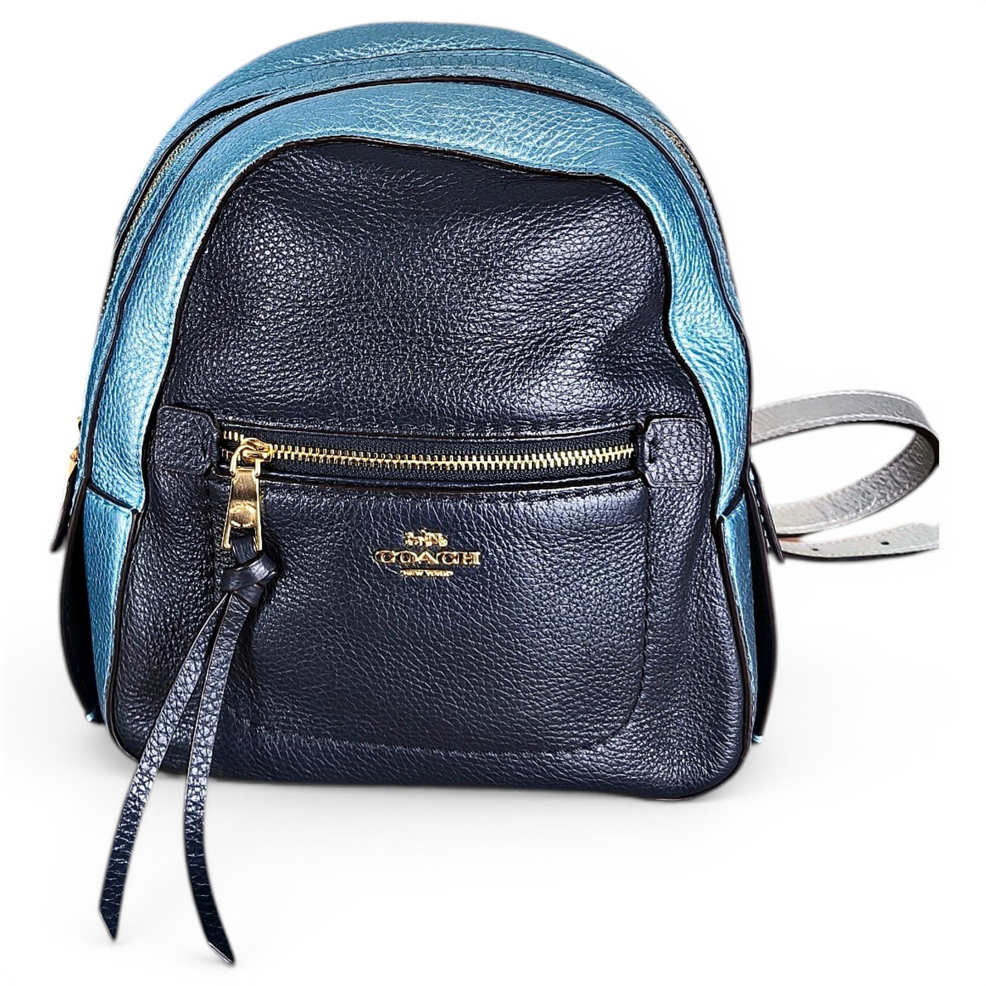 Leather backpack