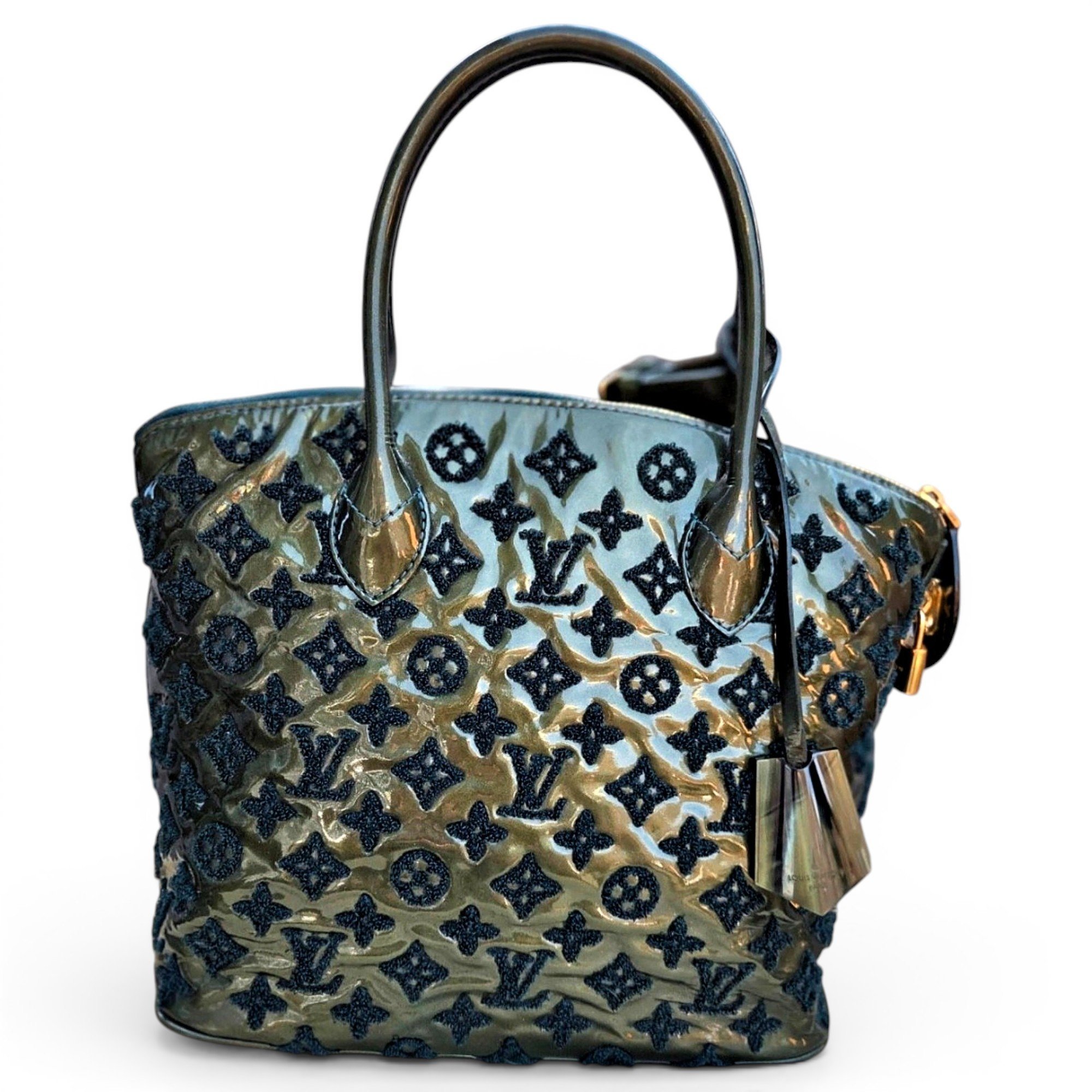 Lockit leather handbag