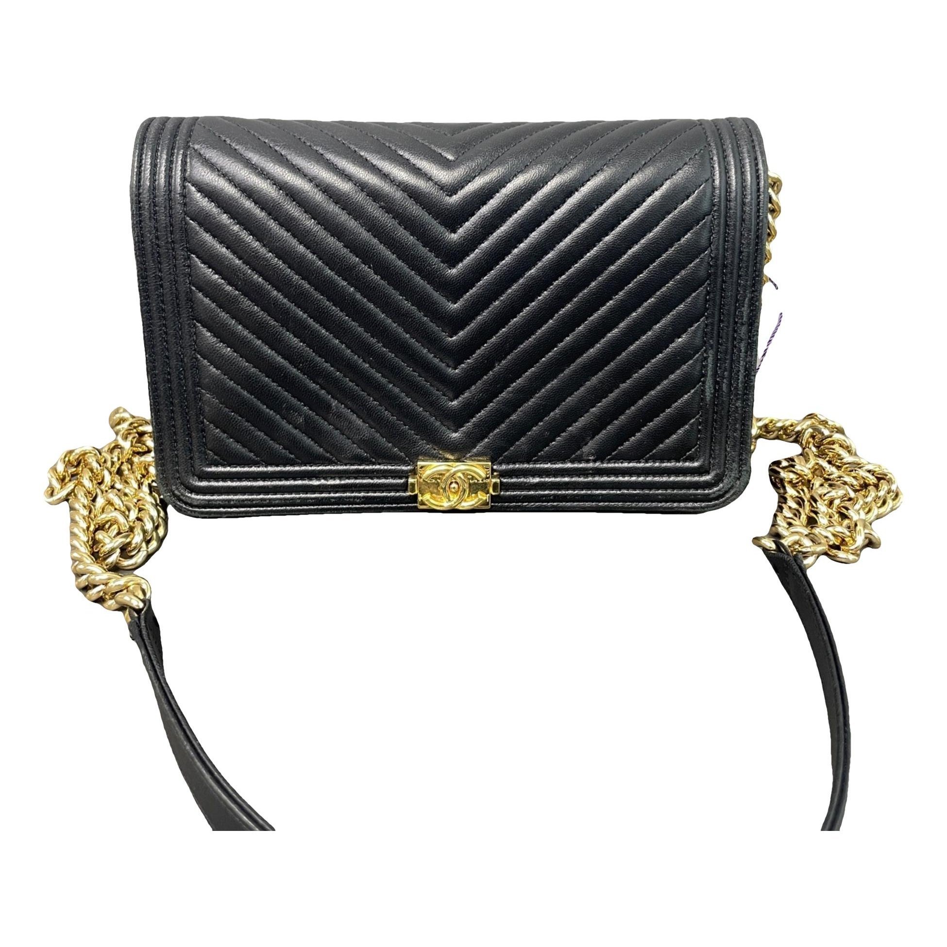 Boy leather crossbody bag