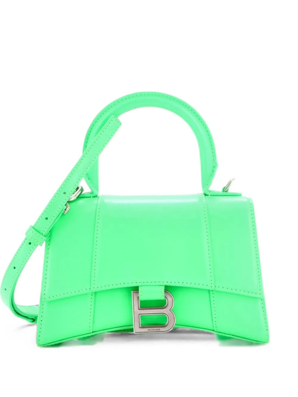 Hourglass Top Handle Bag Leather XS crossbody bag