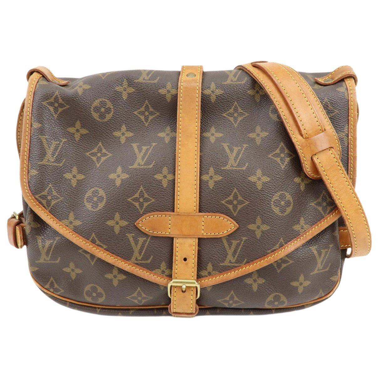 Louis Vuitton Saumur cloth handbag