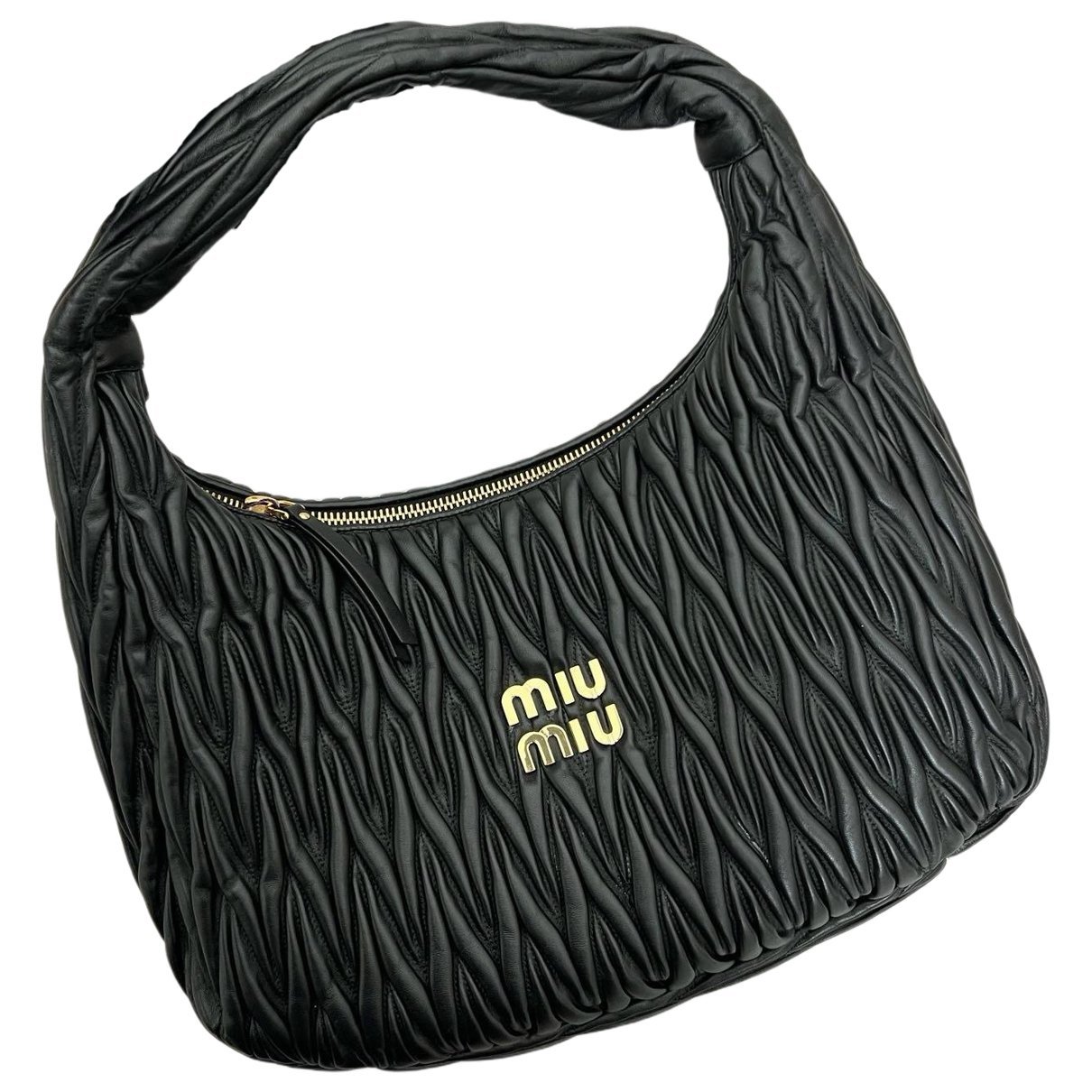 Miu Wander leather handbag