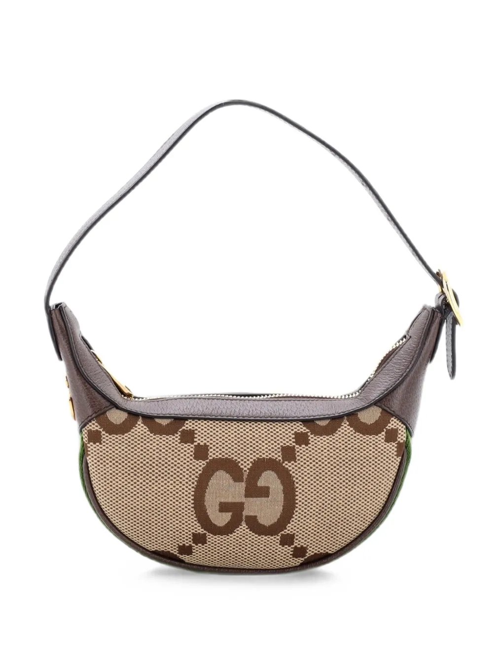 Ophidia Half Moon Bag Jumbo GG Canvas Mini hobo bag