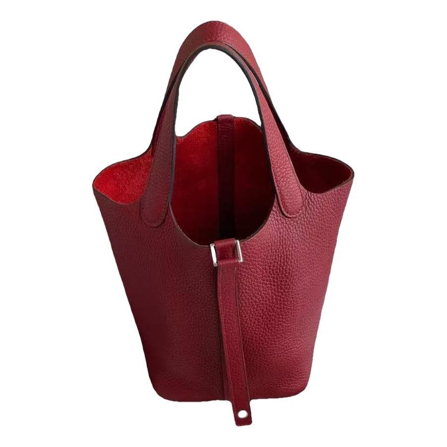 Picotin leather handbag