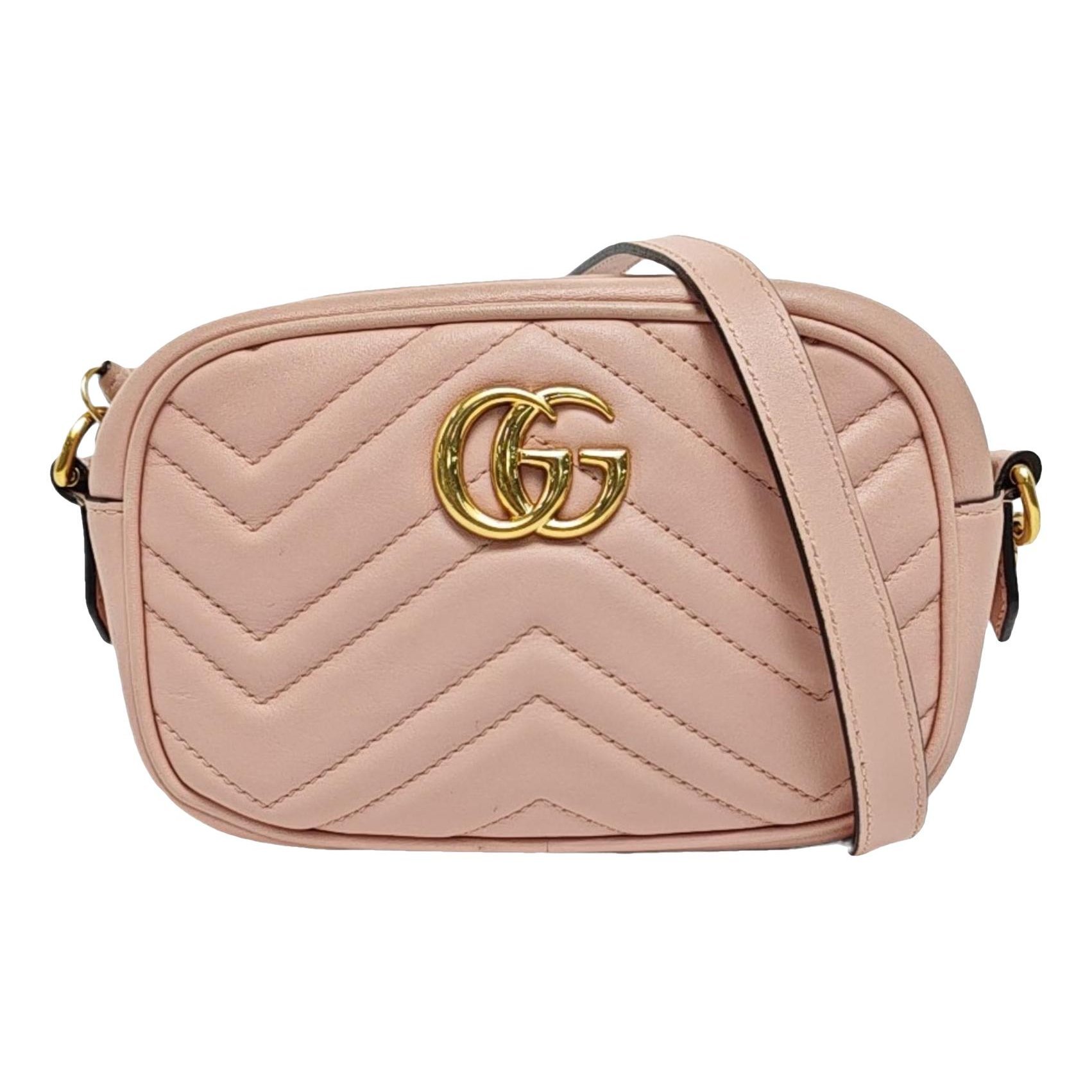 GG Marmont Triple zip leather crossbody bag
