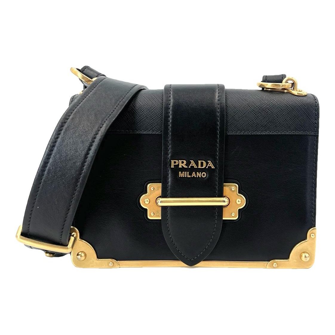 Cahier leather crossbody bag