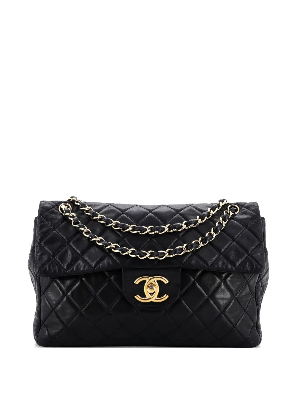 Classic Single Flap Bag Quilted Lambskin Maxi shoulder bag