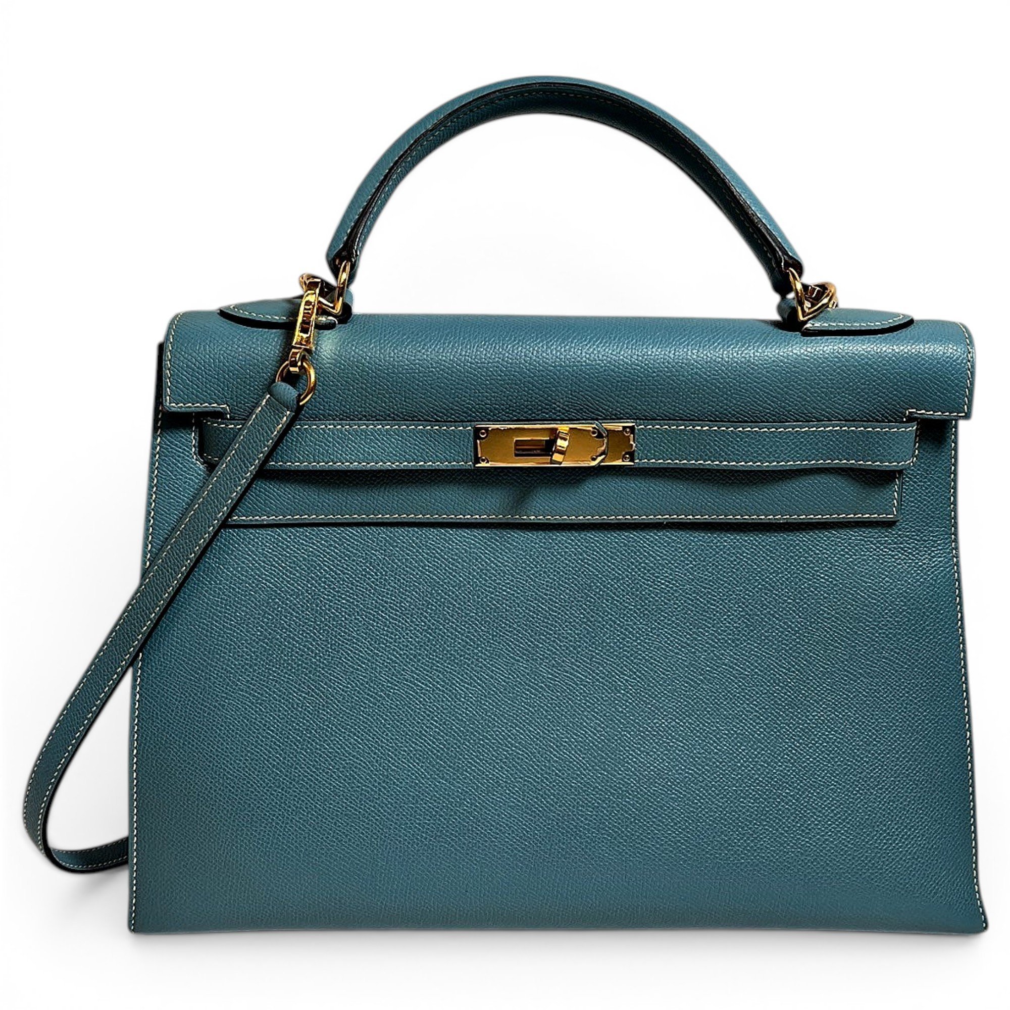 Kelly 32 leather handbag