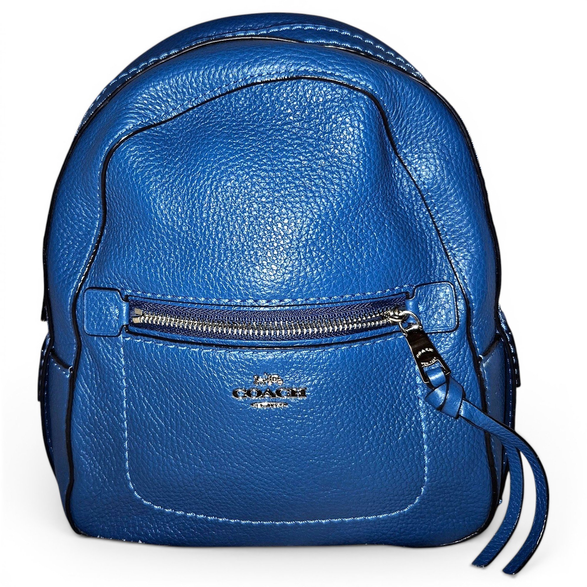 Campus leather backpack