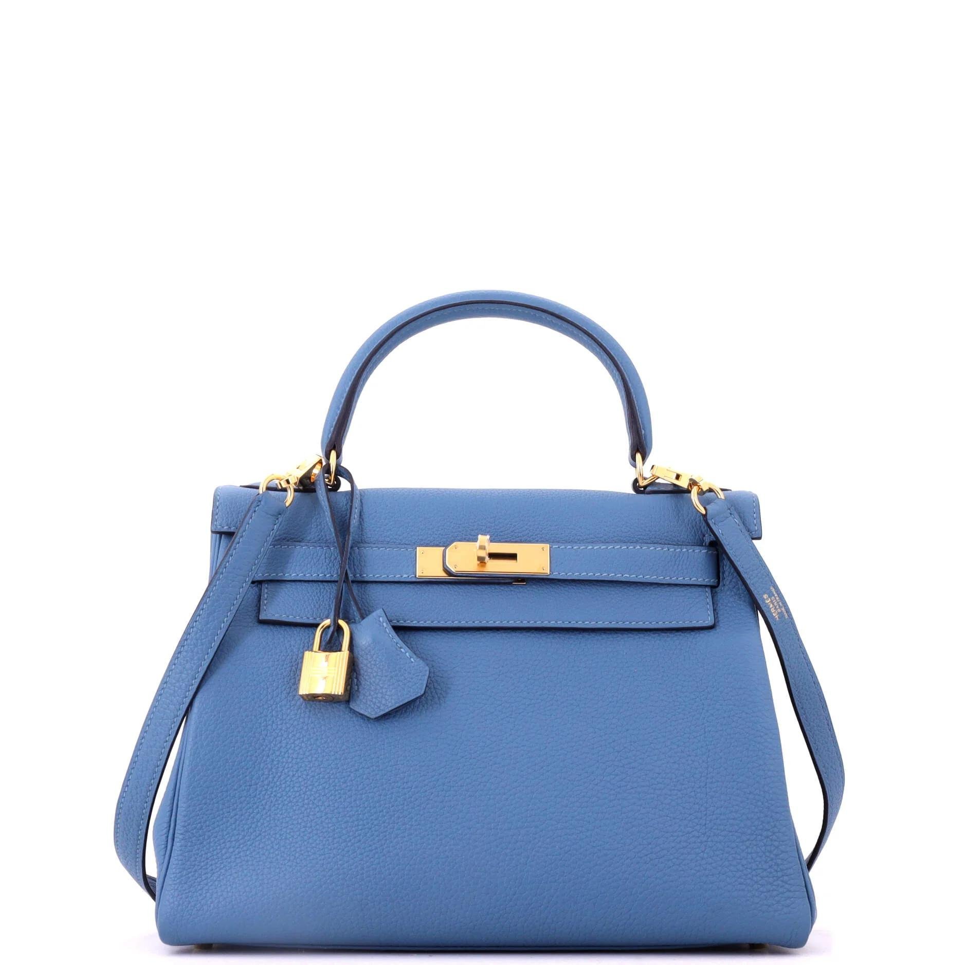 Kelly 28 leather handbag