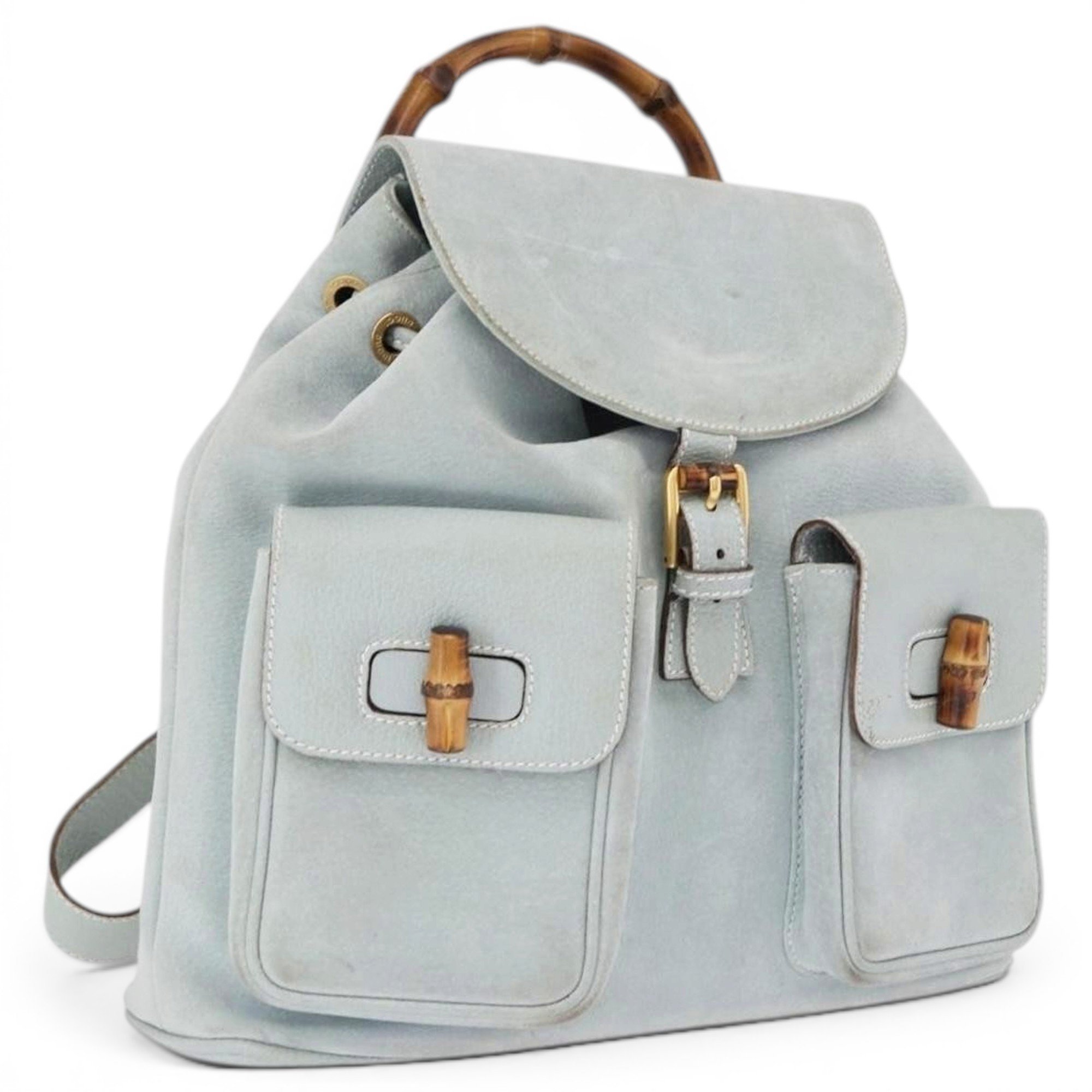 Leather backpack