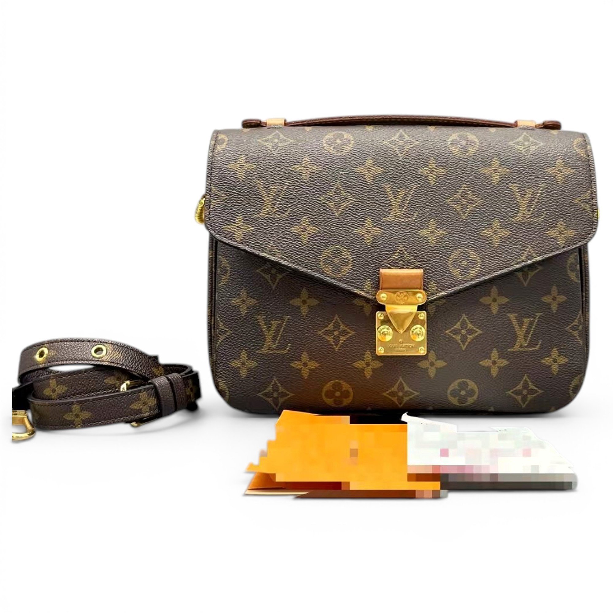 Metis leather handbag
