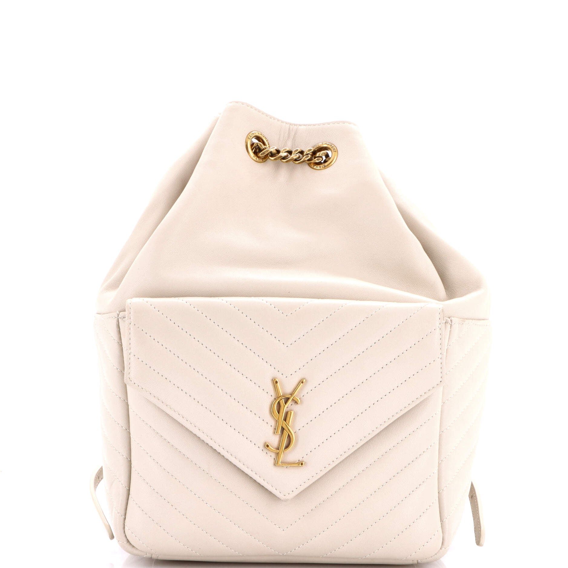 Saint Laurent Joe Backpack Matelasse Chevron Leather