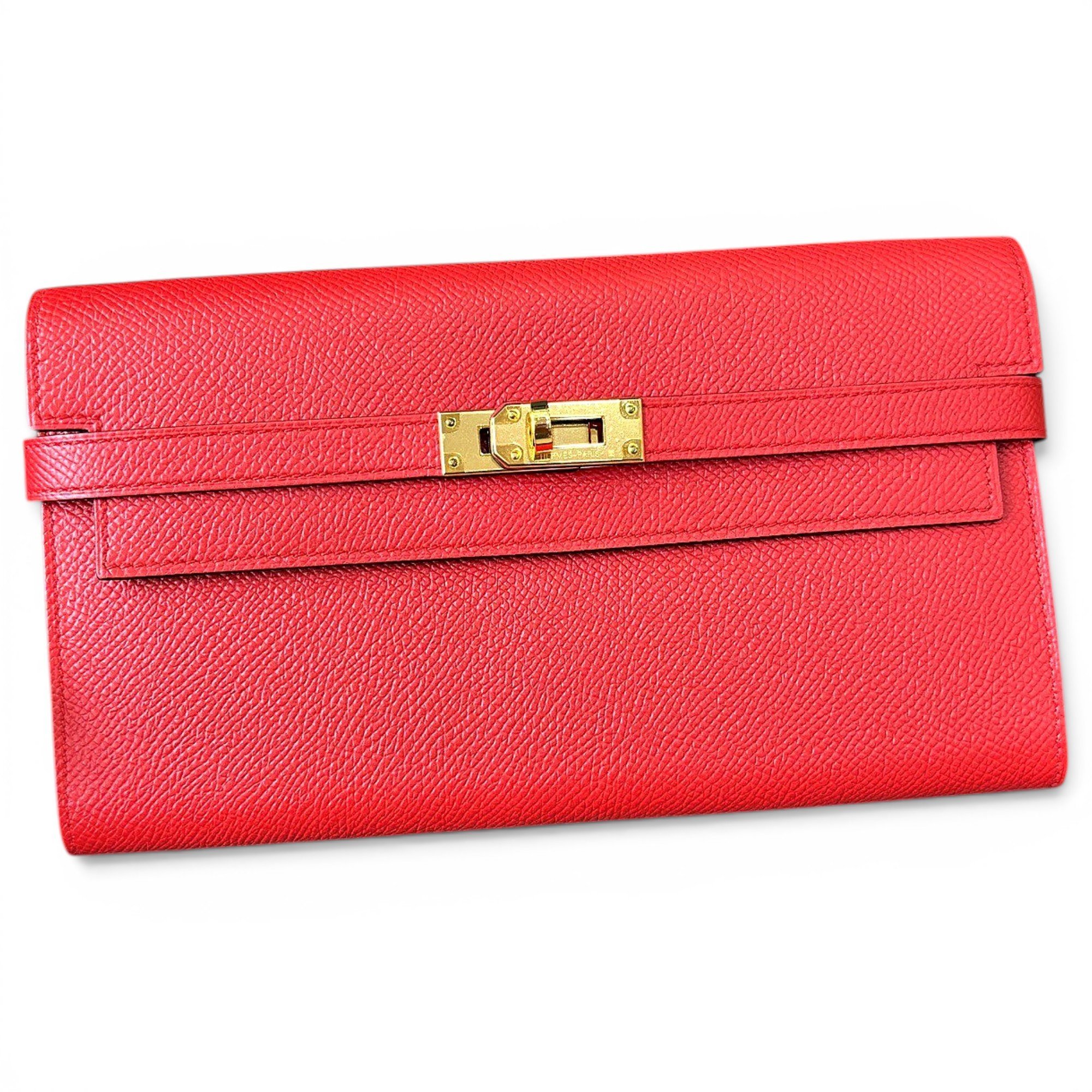 Kelly to go leather clutch bag