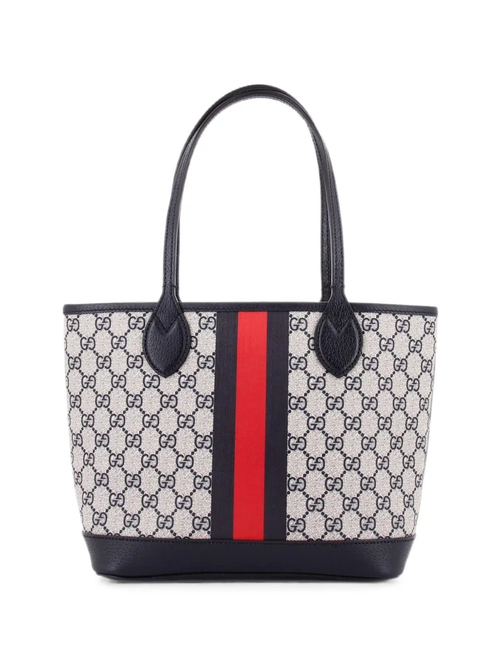 Ophidia Open Shopping GG Coated Canvas Small tote bag