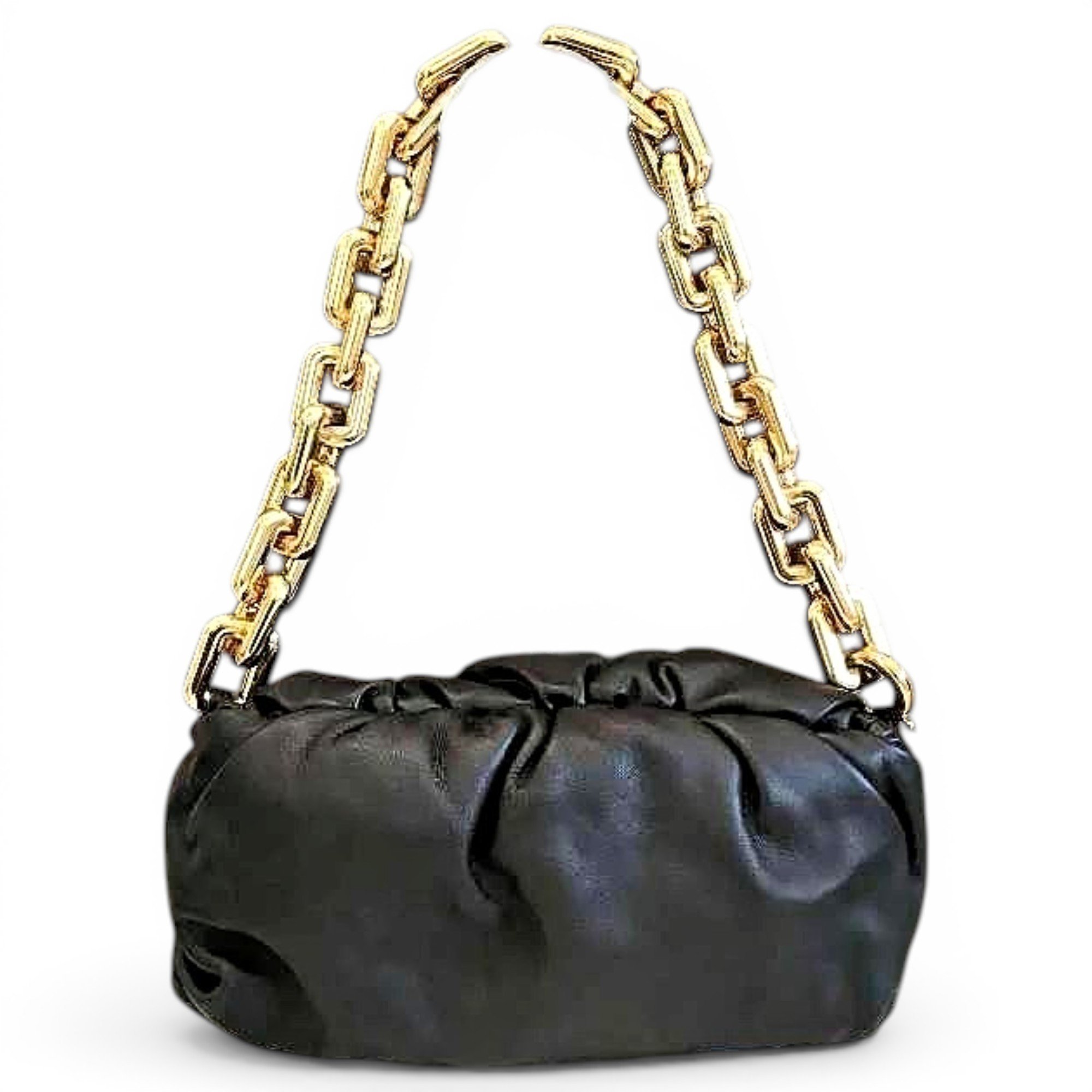 Chain Pouch leather handbag