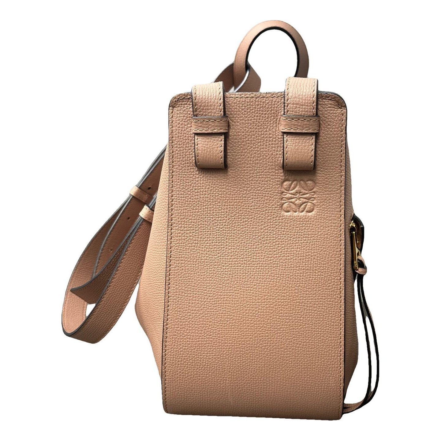 Hammock leather handbag