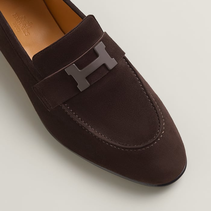 Marron Ébène Mocassim Paris