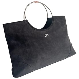 Courreges Velvet handbag
