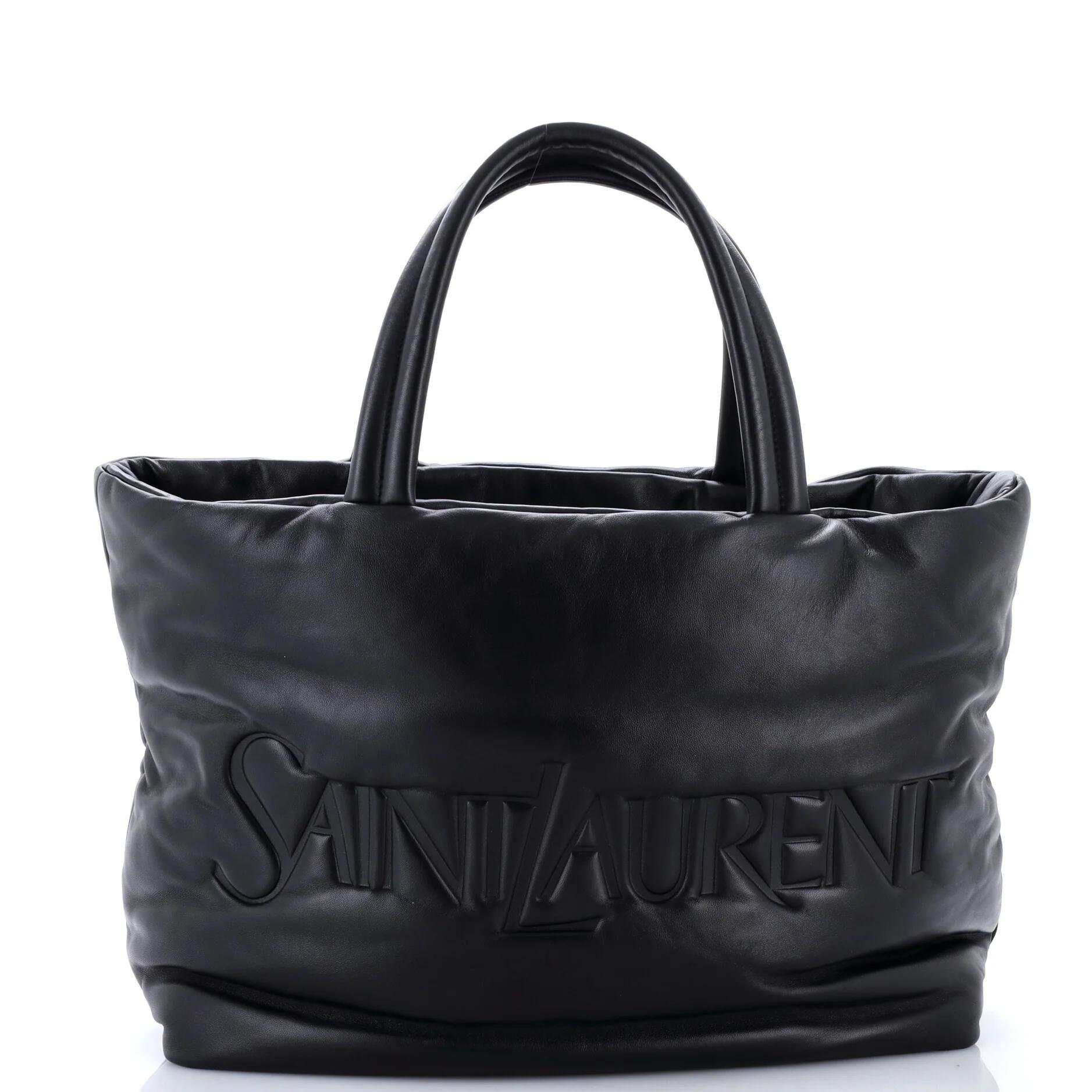 Leather tote