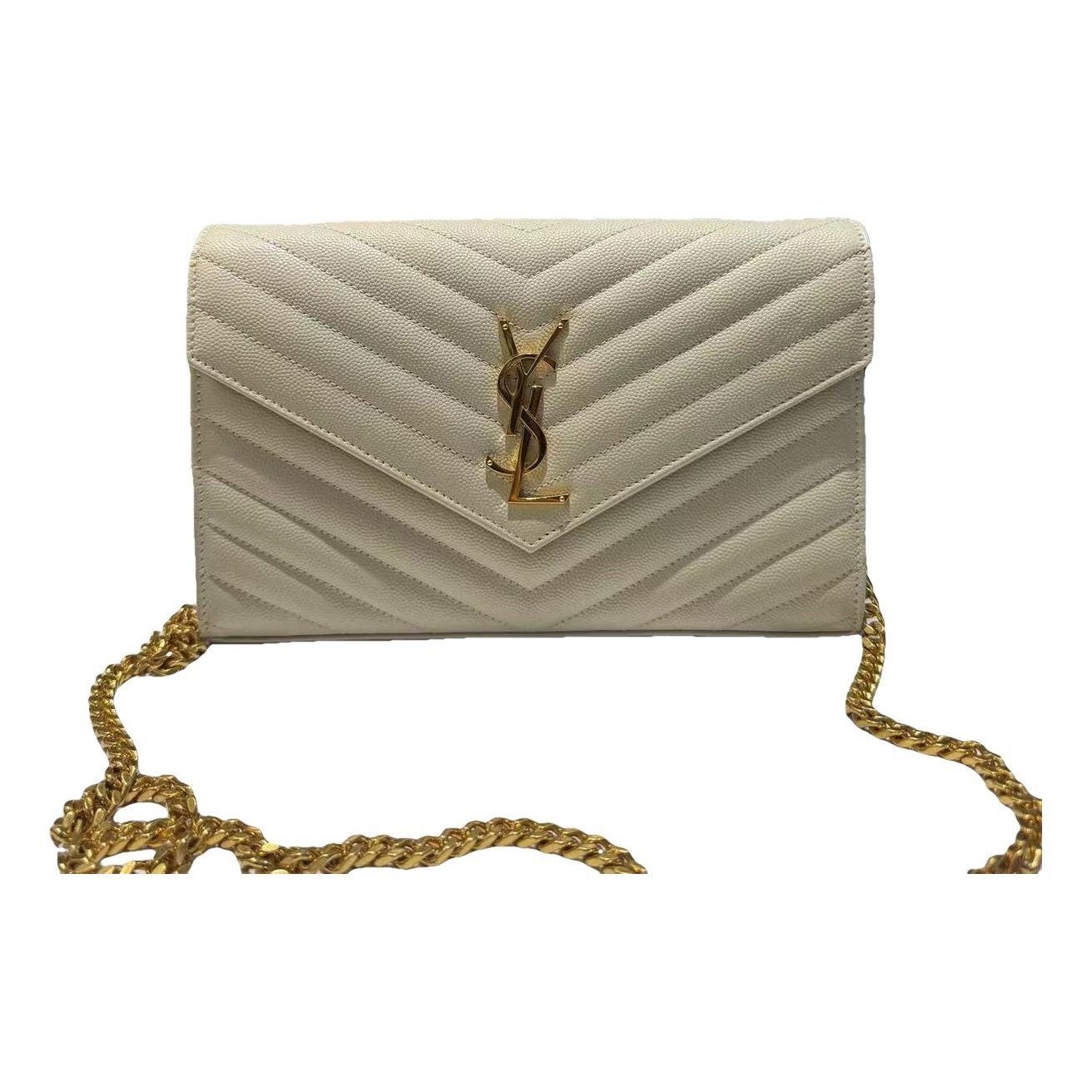 Portefeuille enveloppe leather handbag