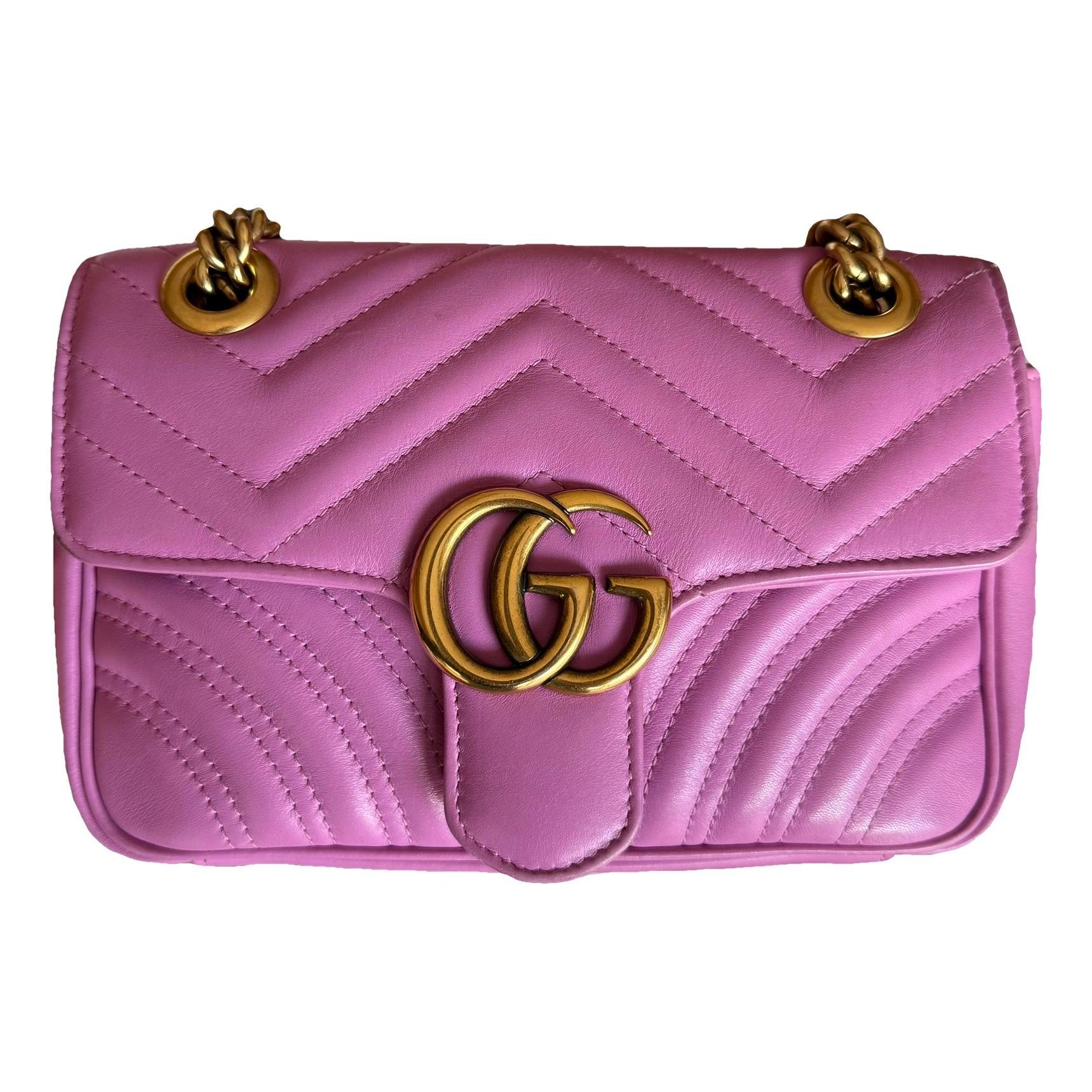 GG Marmont Chain Flap leather crossbody bag